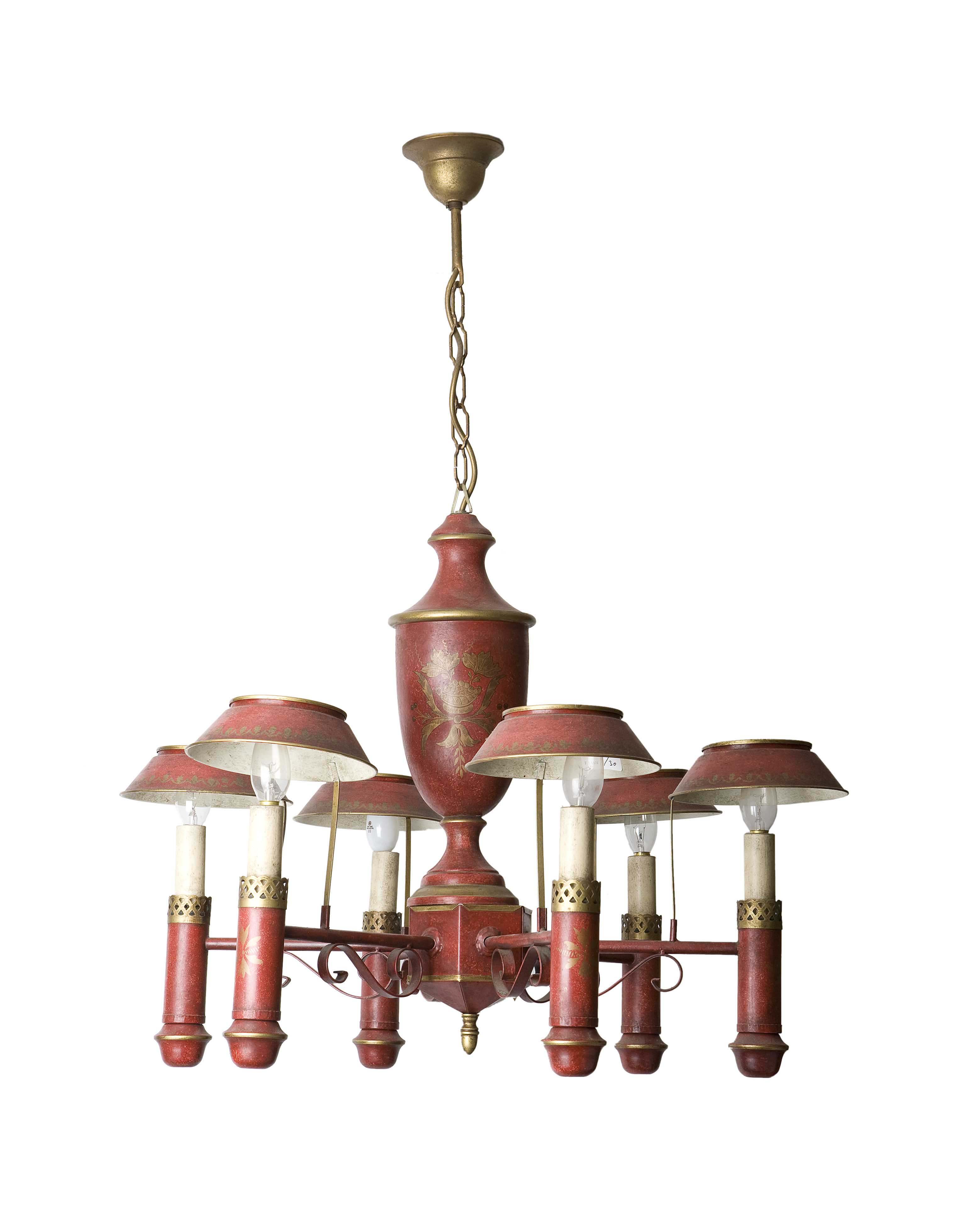 TOLEWARE CHANDELIER