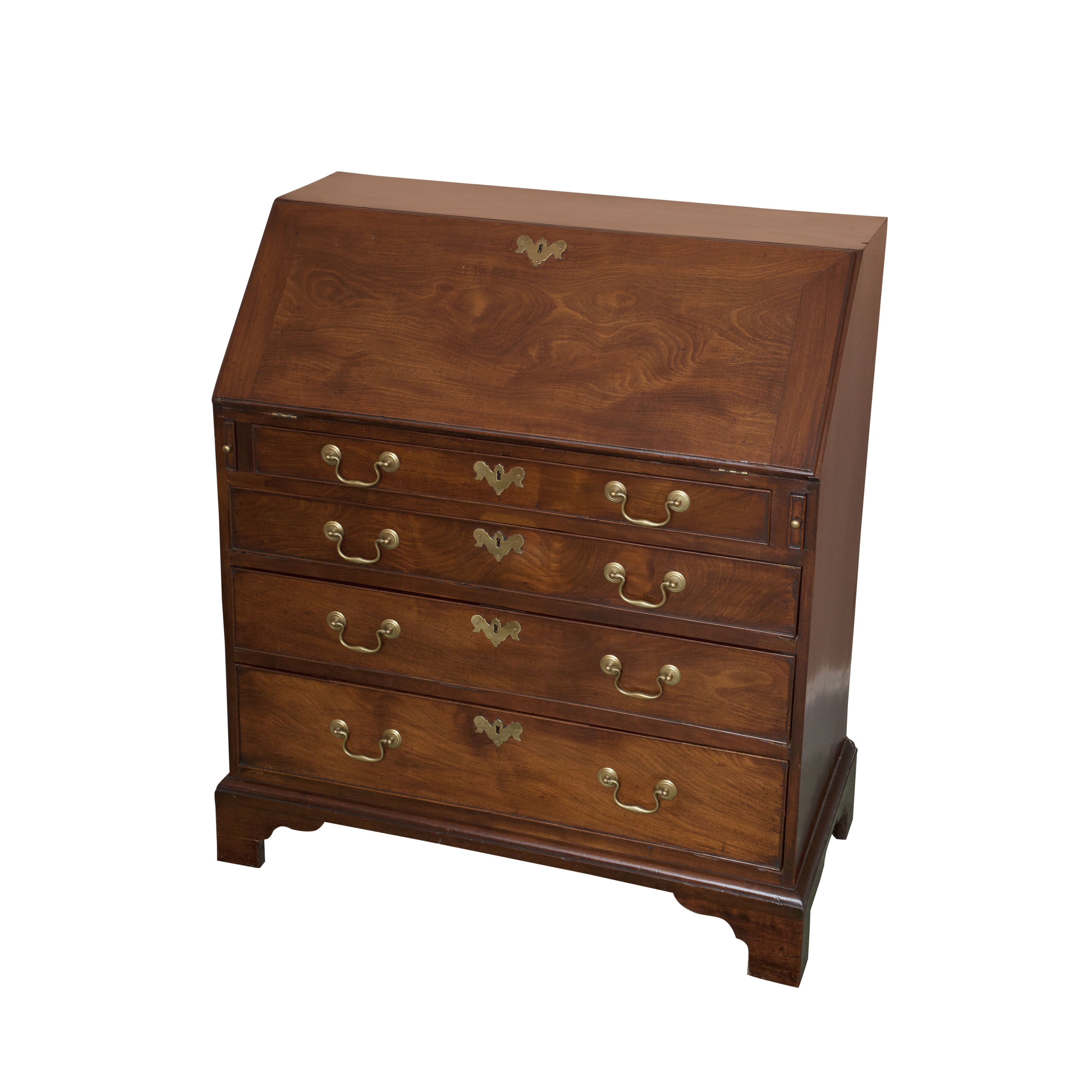 GEORGE III MAHOGANY BUREAU