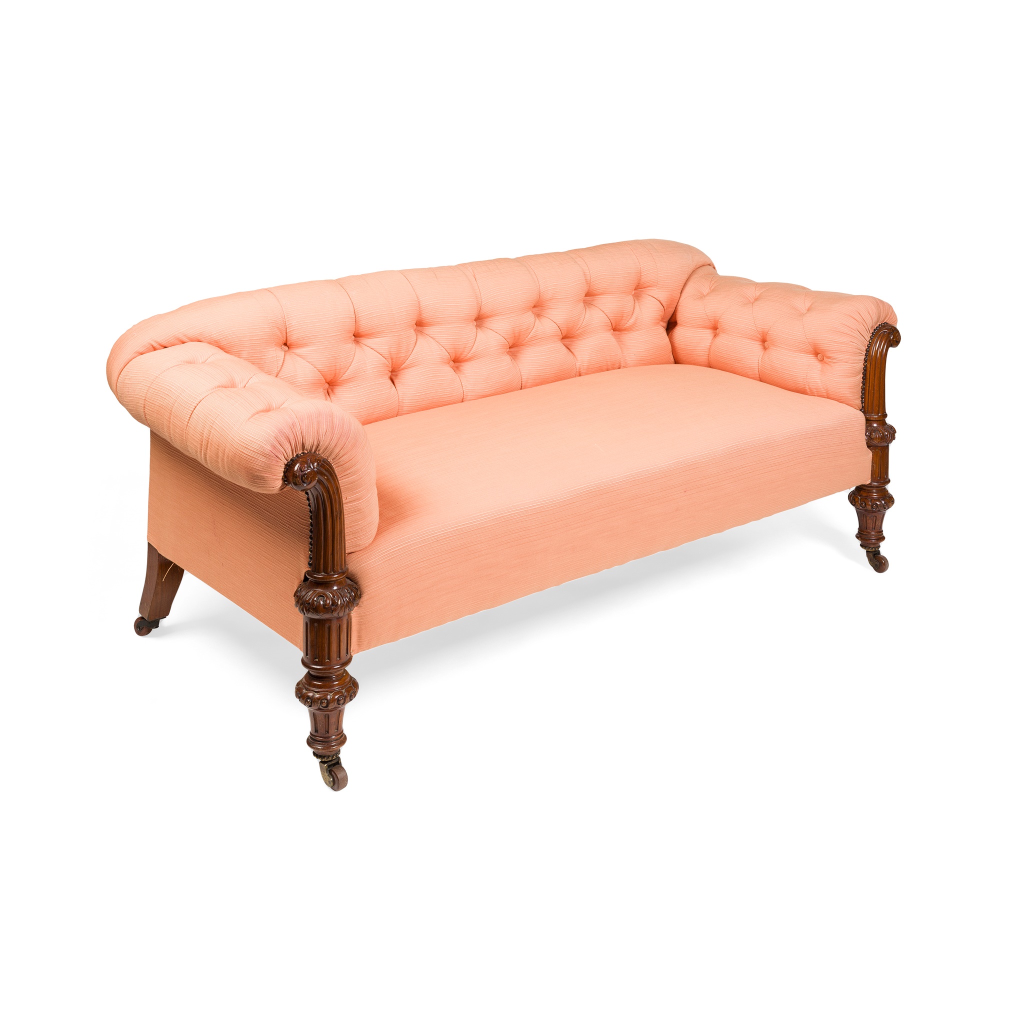 WILLIAM IV MAHOGANY-FRAMED SOFA