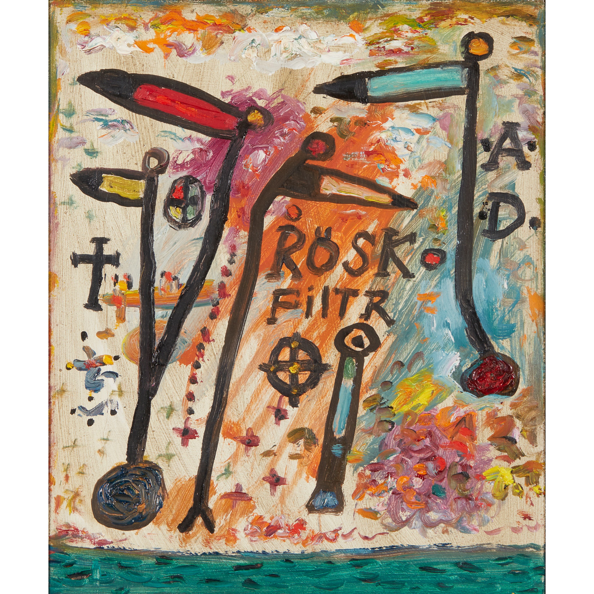 ALAN DAVIE C.B.E., R.A., H.R.S.A. (SCOTTISH 1920-2014)