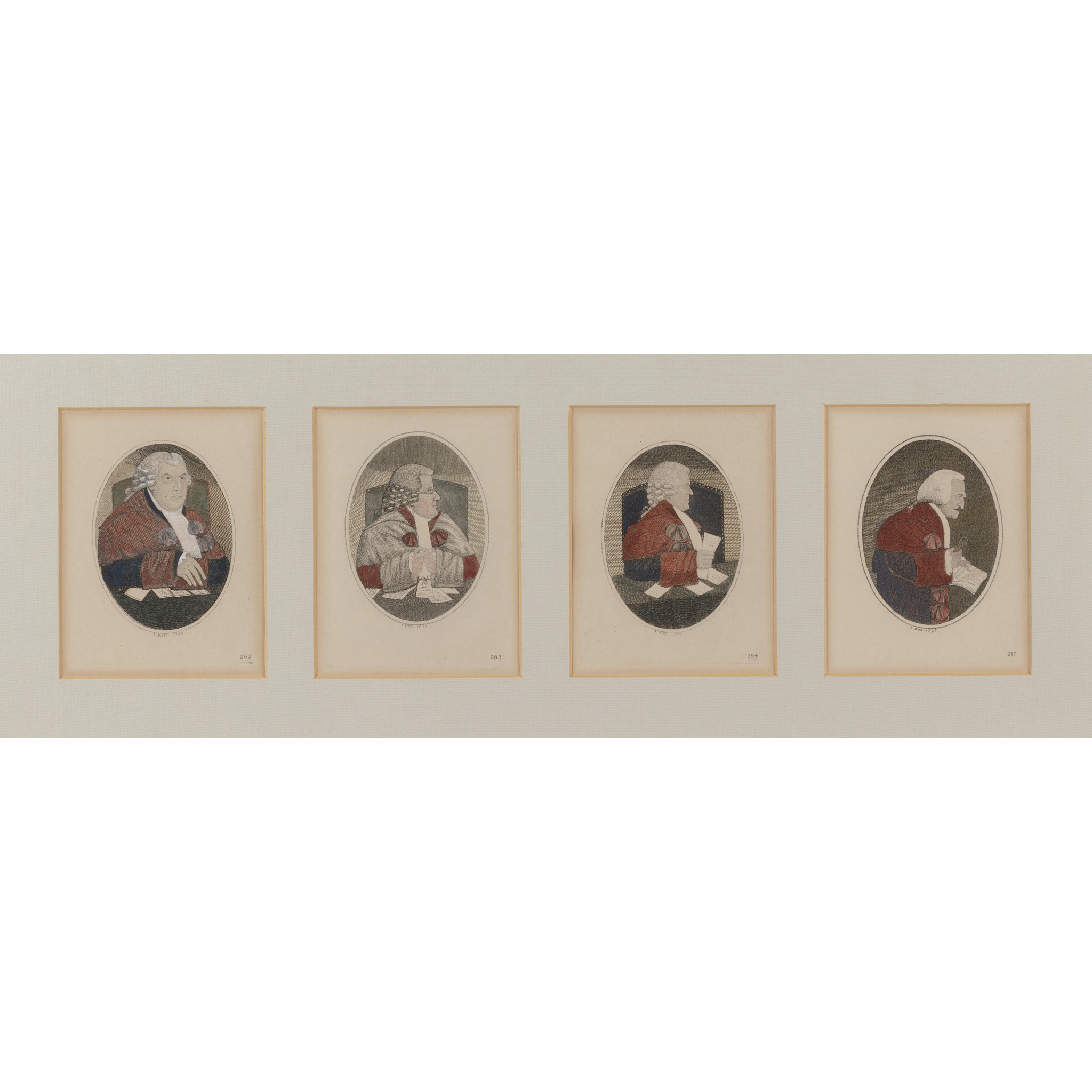 COLLECTION OF CHARACTER ETCHINGS BY JOHN KAY (1742-1826)