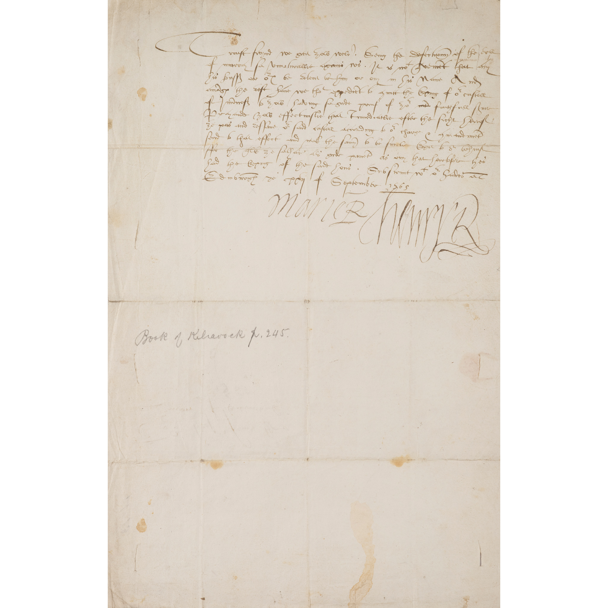 Mary, Queen of Scots (1542-1587), Queen of Scotland 1542-1567