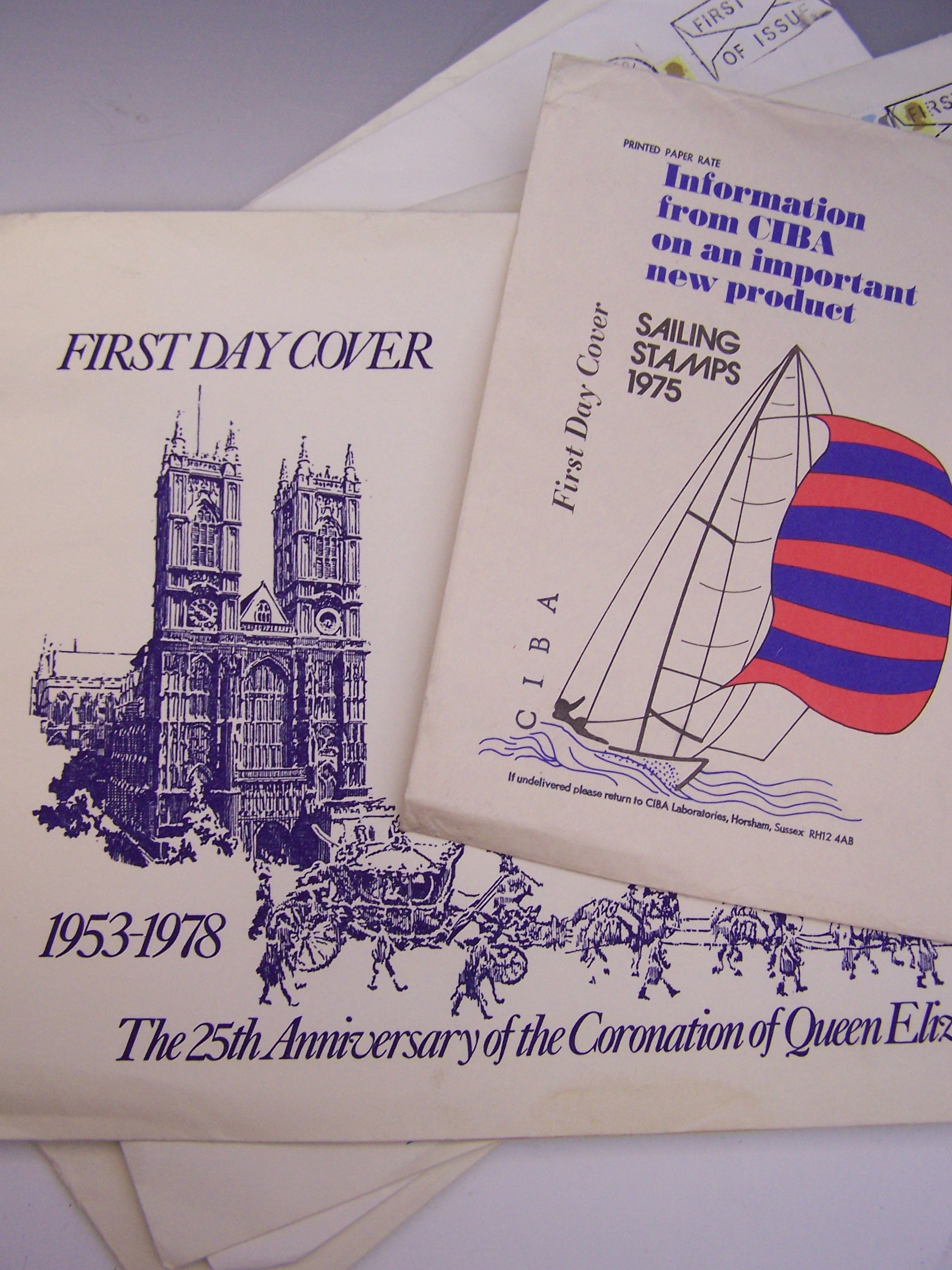 A quantity of first day covers,