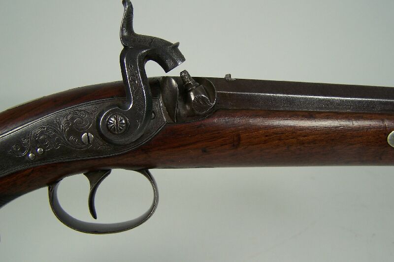 A 19th century percussion belt pistol