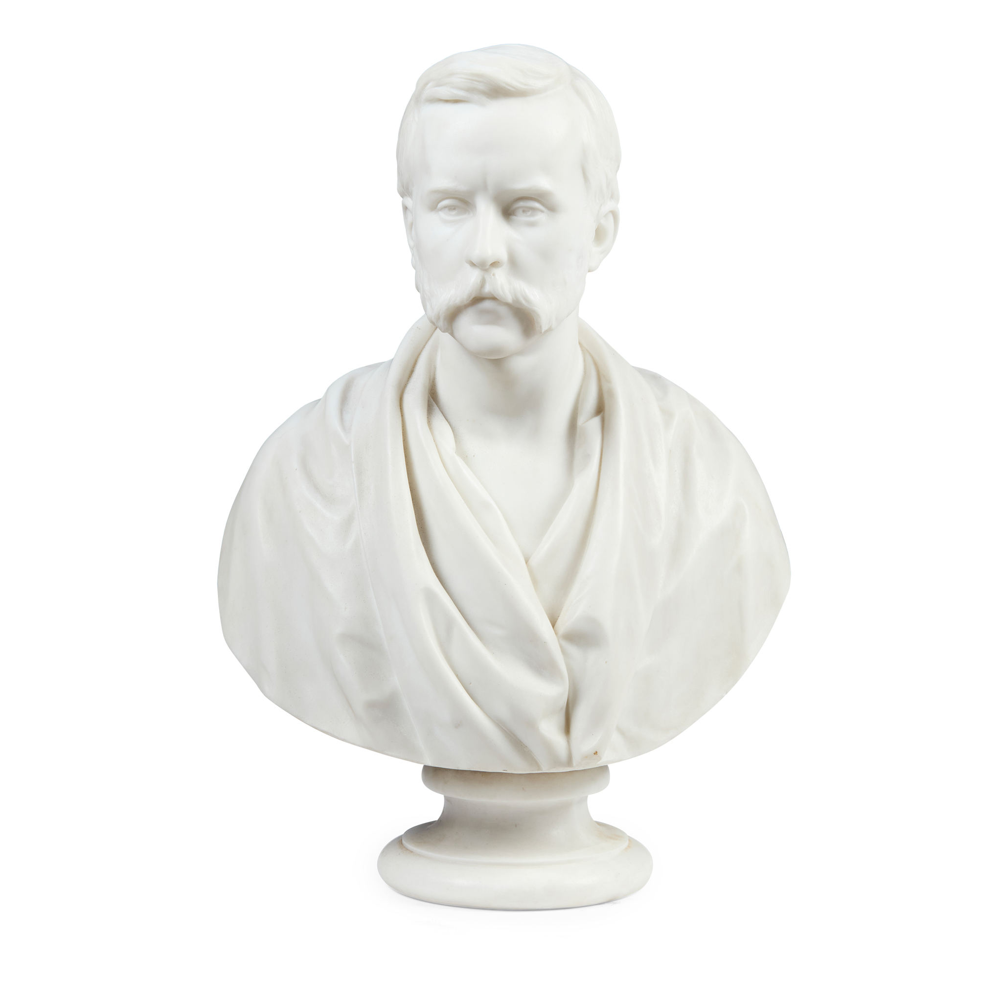 A MARBLE PORTRAIT BUST BY JOHN MOSSMAN (SCOTTISH 1817–1890)