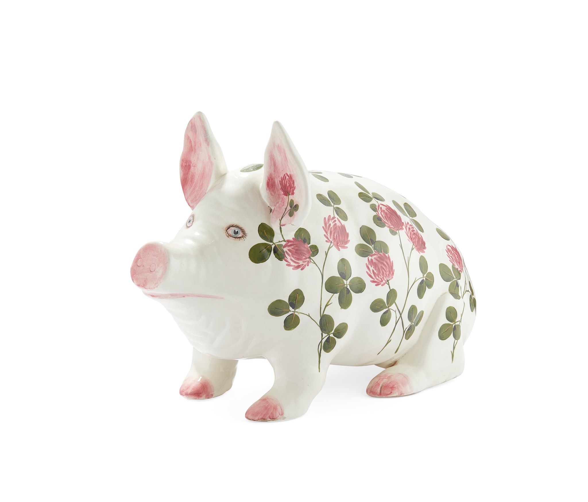 A LARGE WEMYSS WARE 'PLICHTA' MONEYBANK PIG