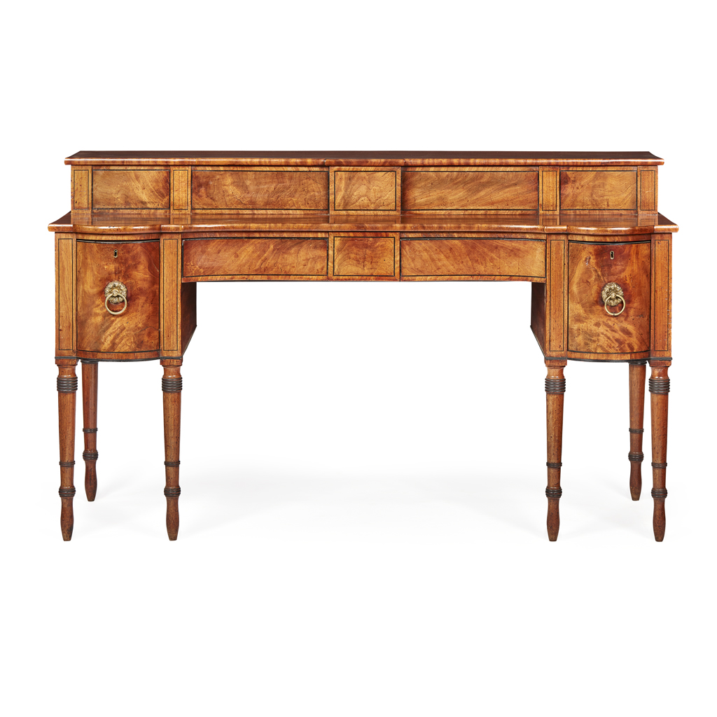 A SCOTTISH REGENCY MAHOGANY SIDEBOARD
