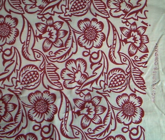 'Bird', three pieces of Morris & Co woollen fabric