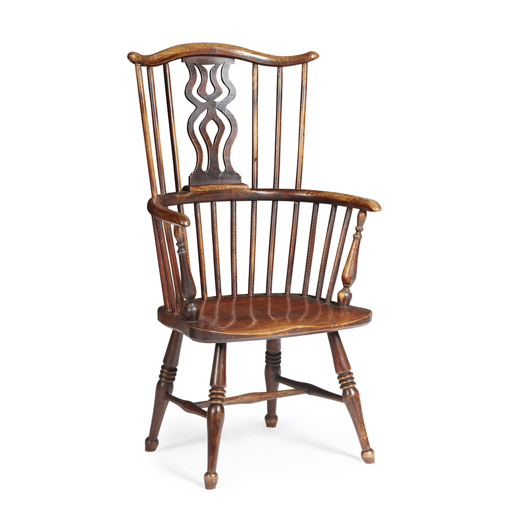 RARE SCOTTISH WINDSOR ARMCHAIR