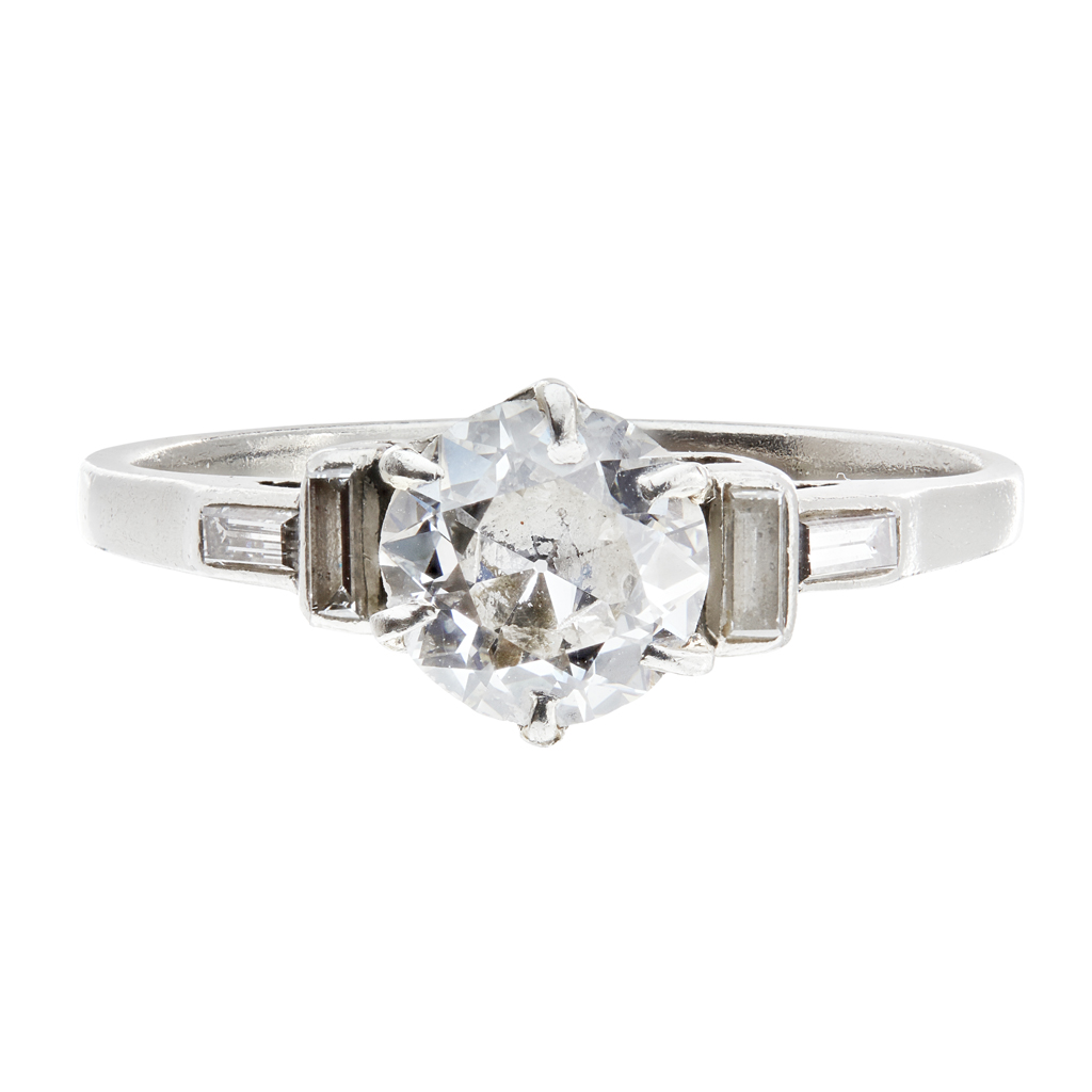 A single stone diamond ring