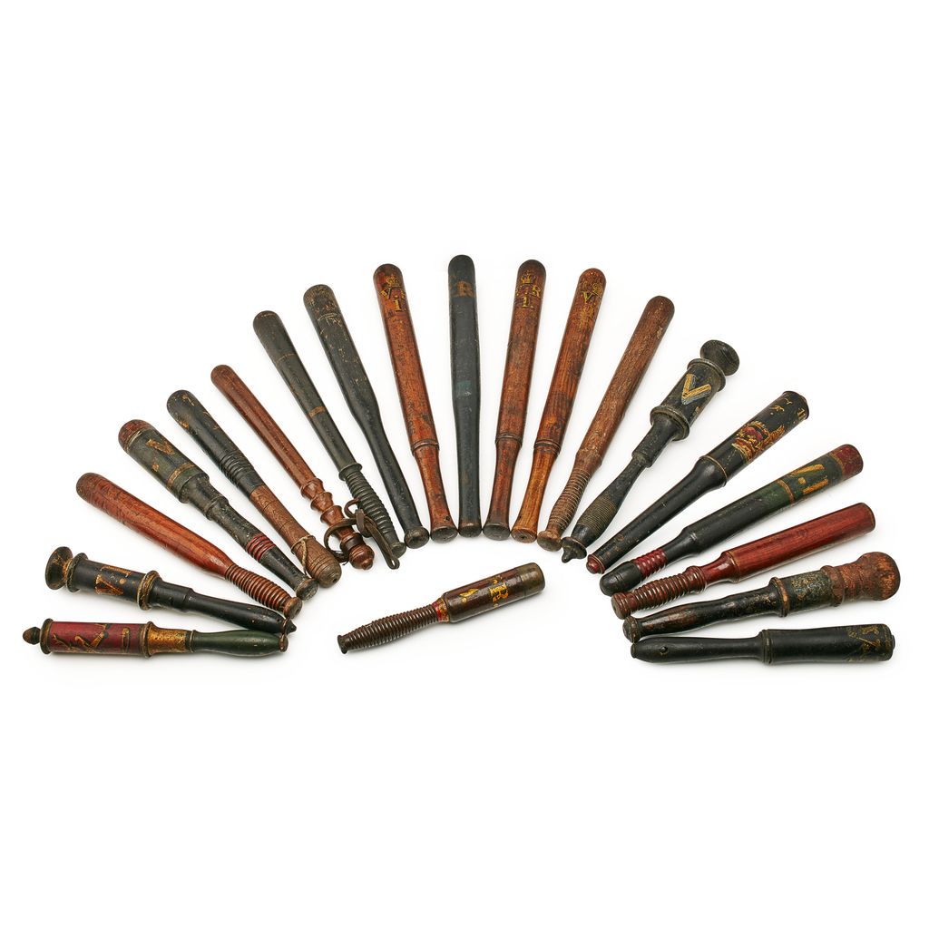 COLLECTION OF GEORGIAN AND VICTORIAN TRUNCHEONS