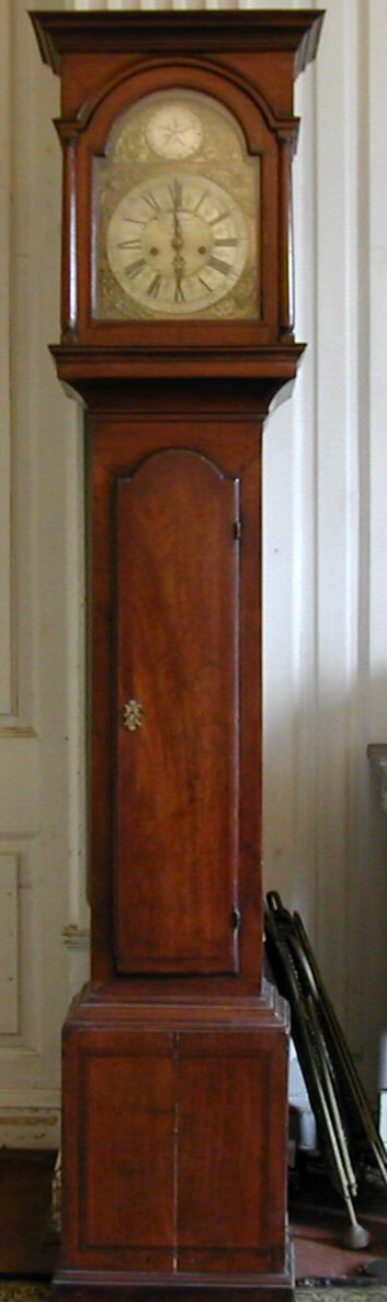 An 18th century mahogany longcase clock,