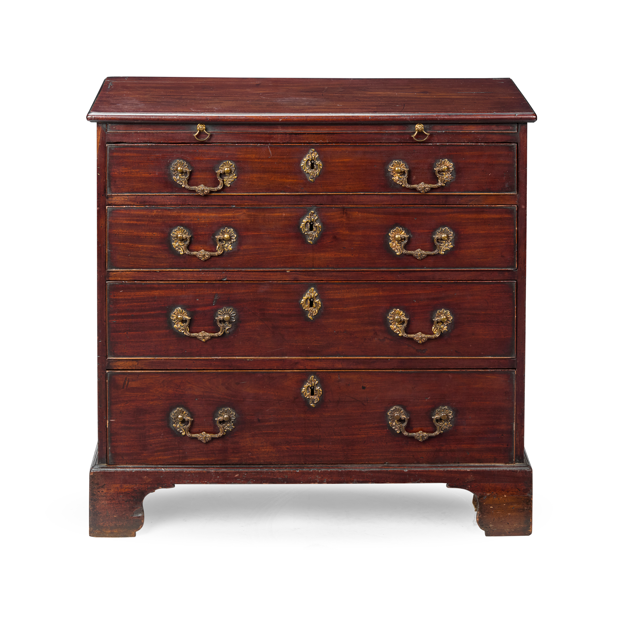 GEORGE III MAHOGANY CHEST OF DRAWERS
