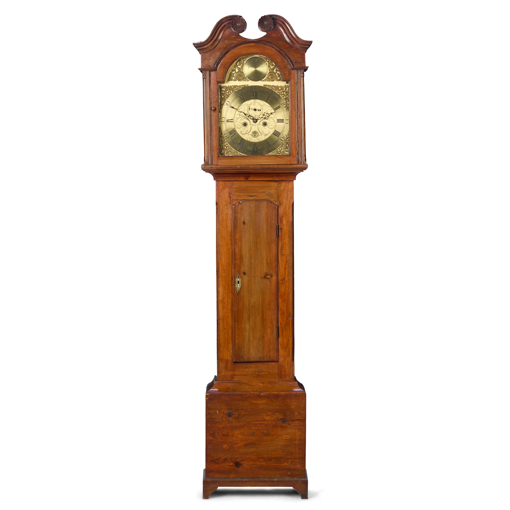 SCOTTISH GEORGE III PINE LONGCASE CLOCK, MATTHEW GEMMELL, STEWARTON