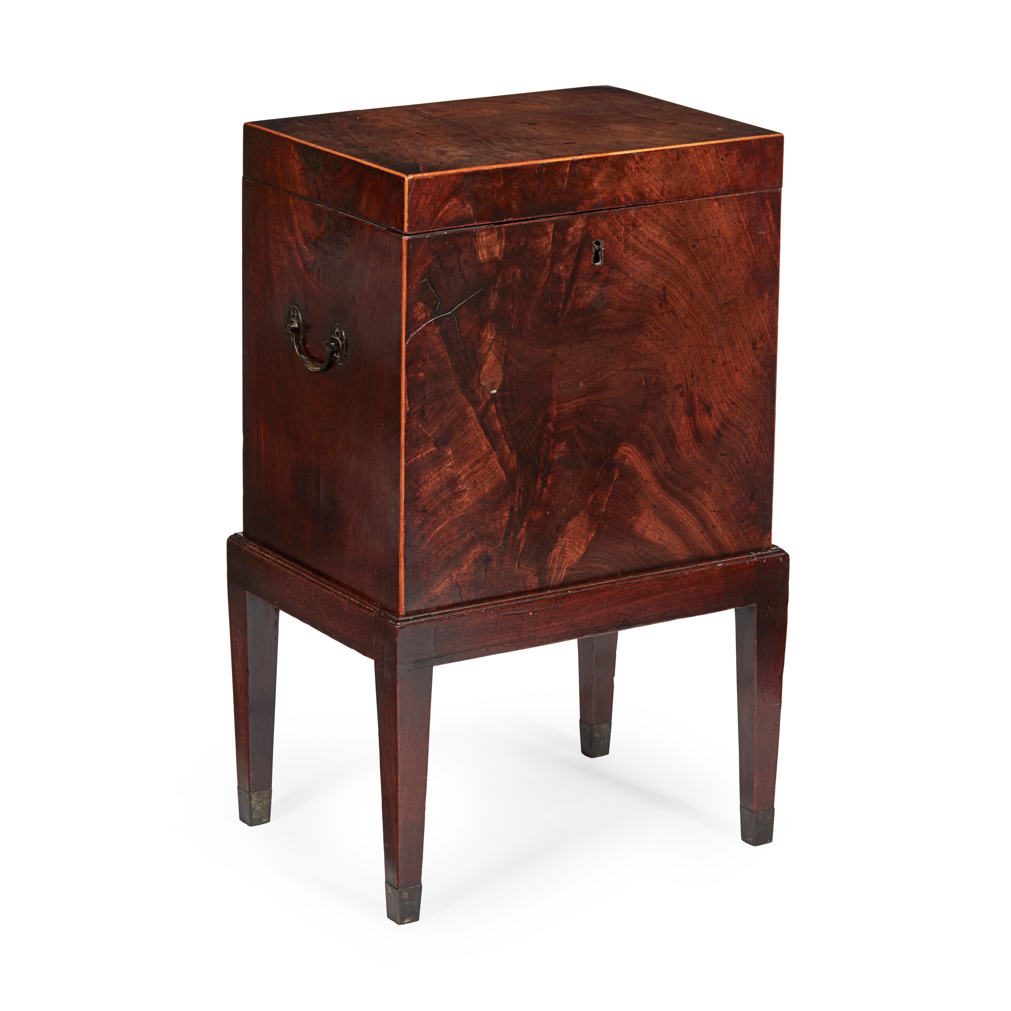 GEORGE III MAHOGANY CELLARETTE