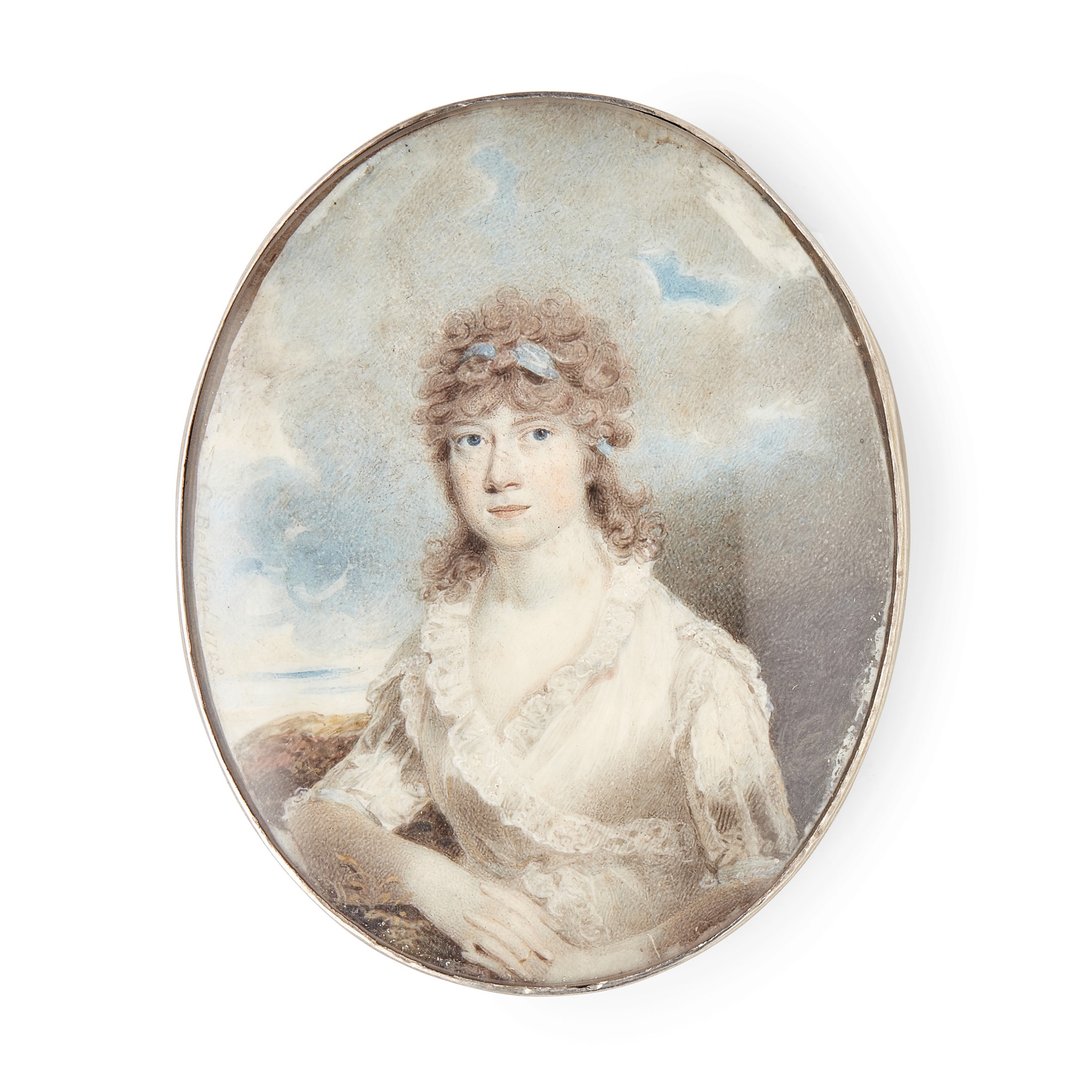 CHARLES BESTLAND (1780-1837), PORTRAIT MINIATURE OF A LADY