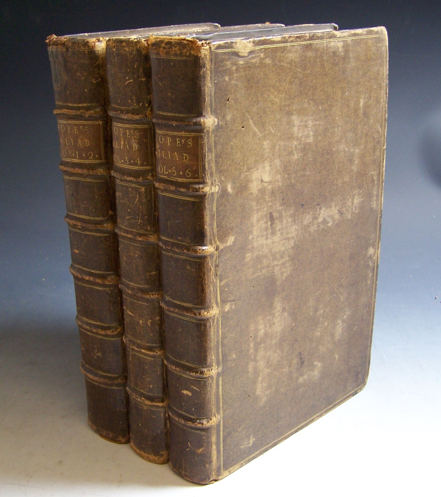 Homer - Pope, Alexander. SALEROOM NOTICE: LACKS THE "ACHILLES SHIELD" PLATE