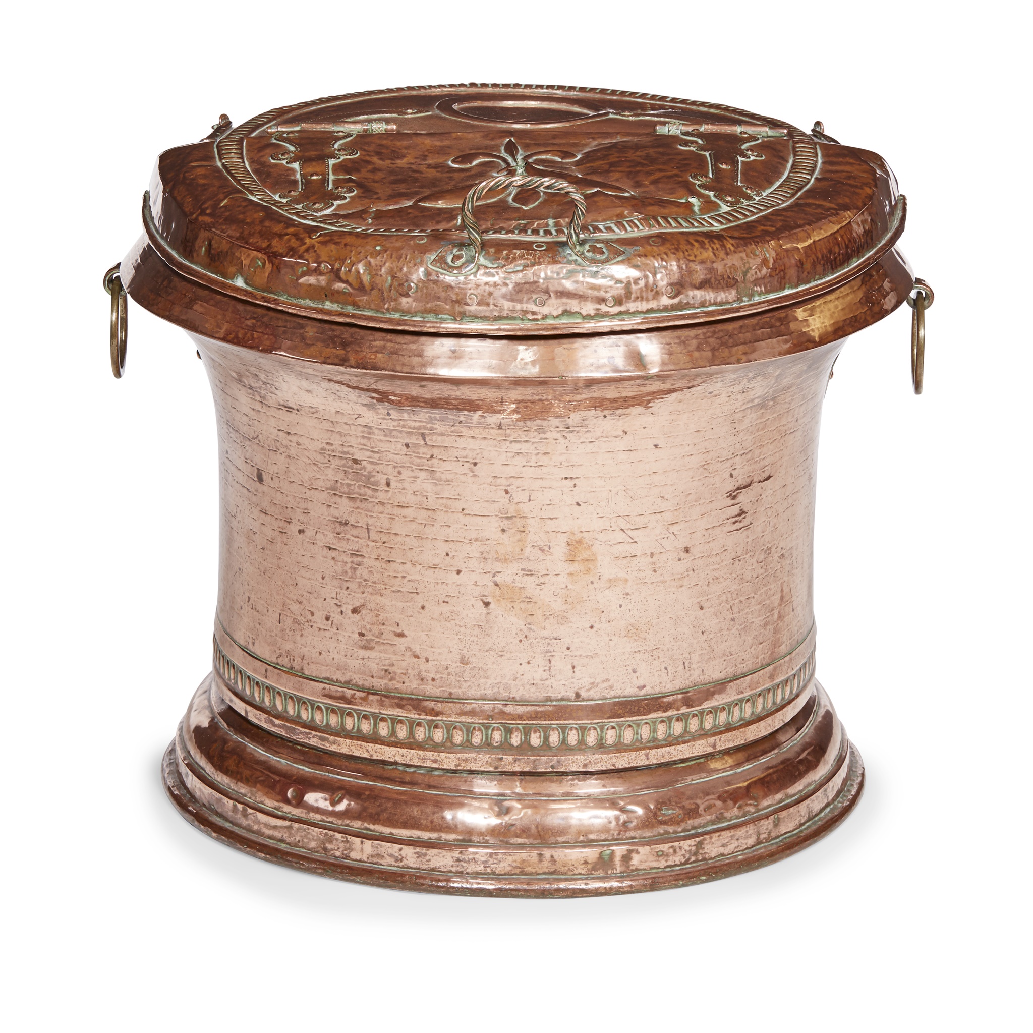 CONTINENTAL COPPER AND BRASS LOG BIN