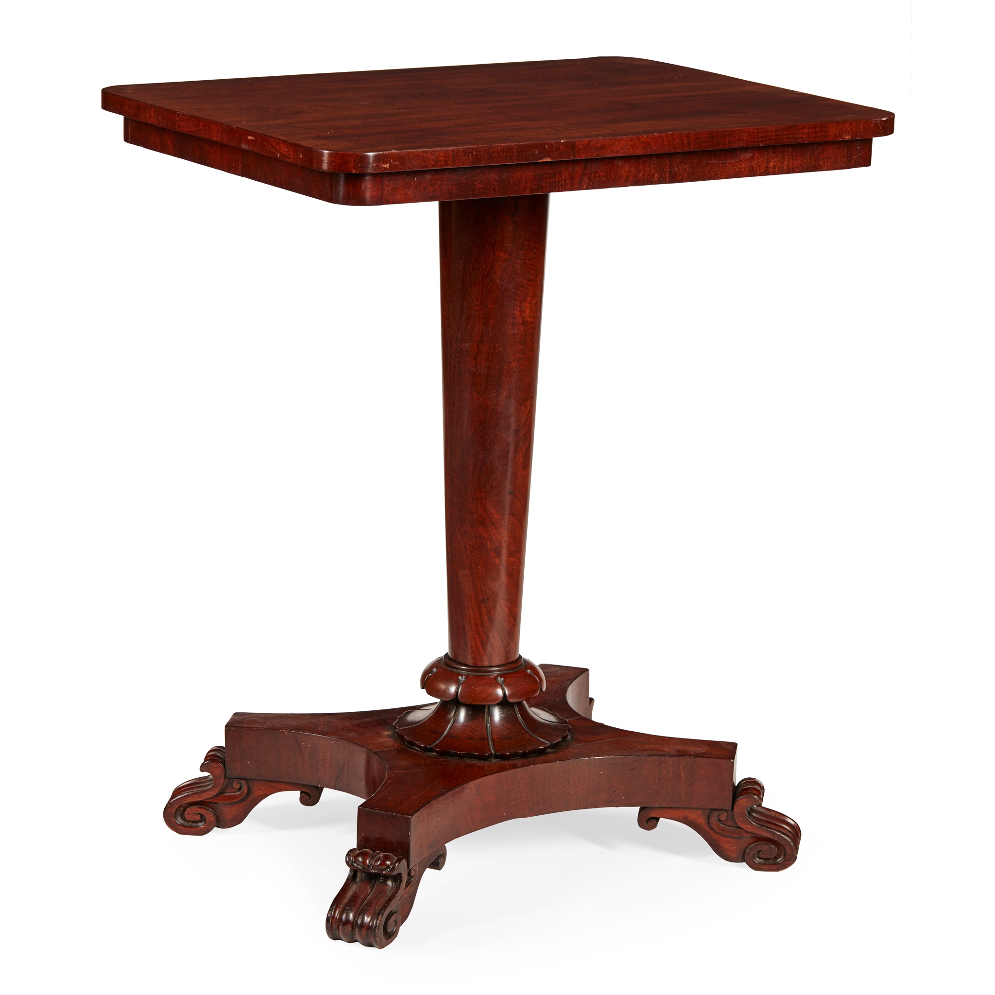 LATE REGENCY MAHOGANY OCCASIONAL TABLE