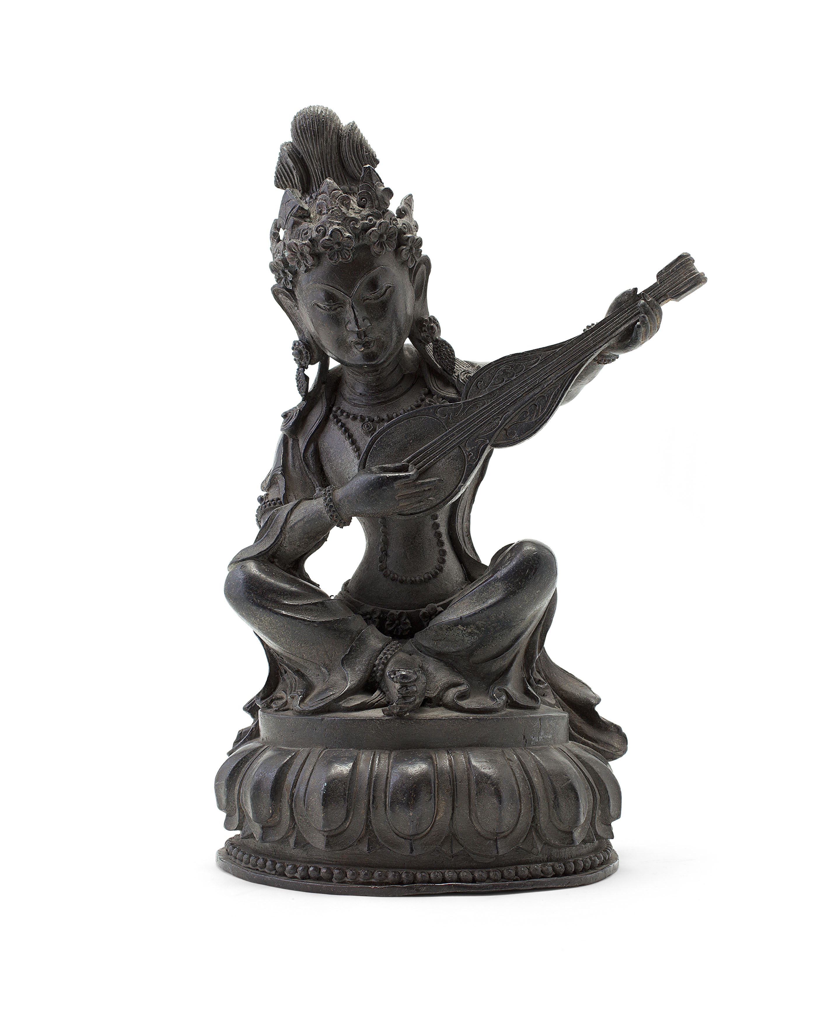 SINO-TIBETAN BRONZE BODHISATTVA