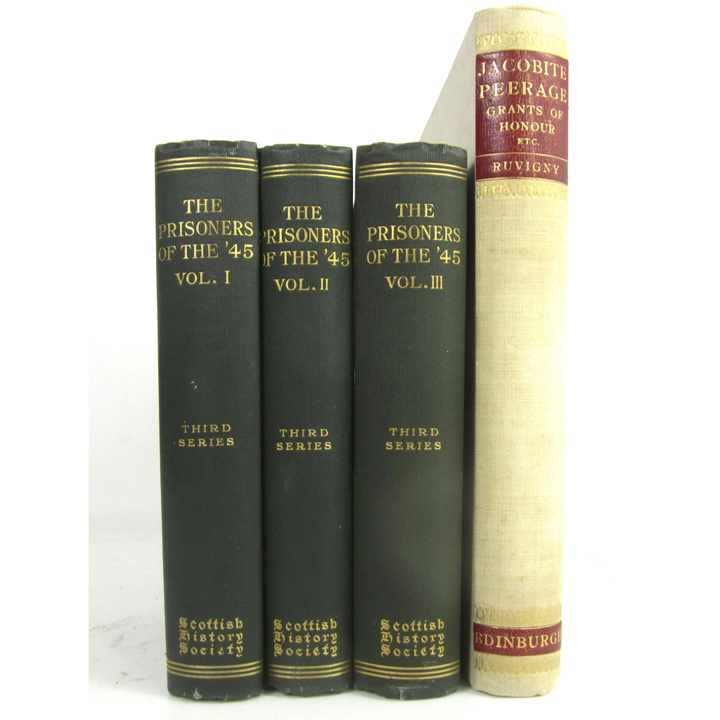 Jacobite History, 4 volumes, including Ruvigny and Raineval, Marquis of