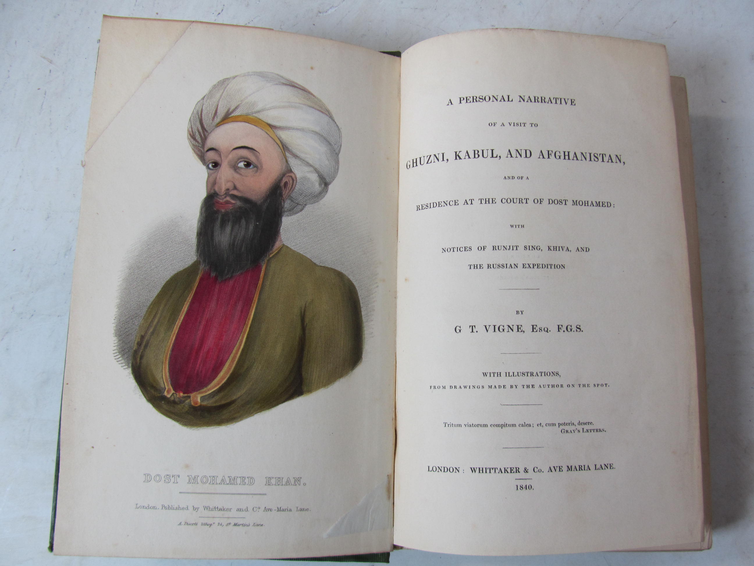 Vigne, Godfrey Thomas