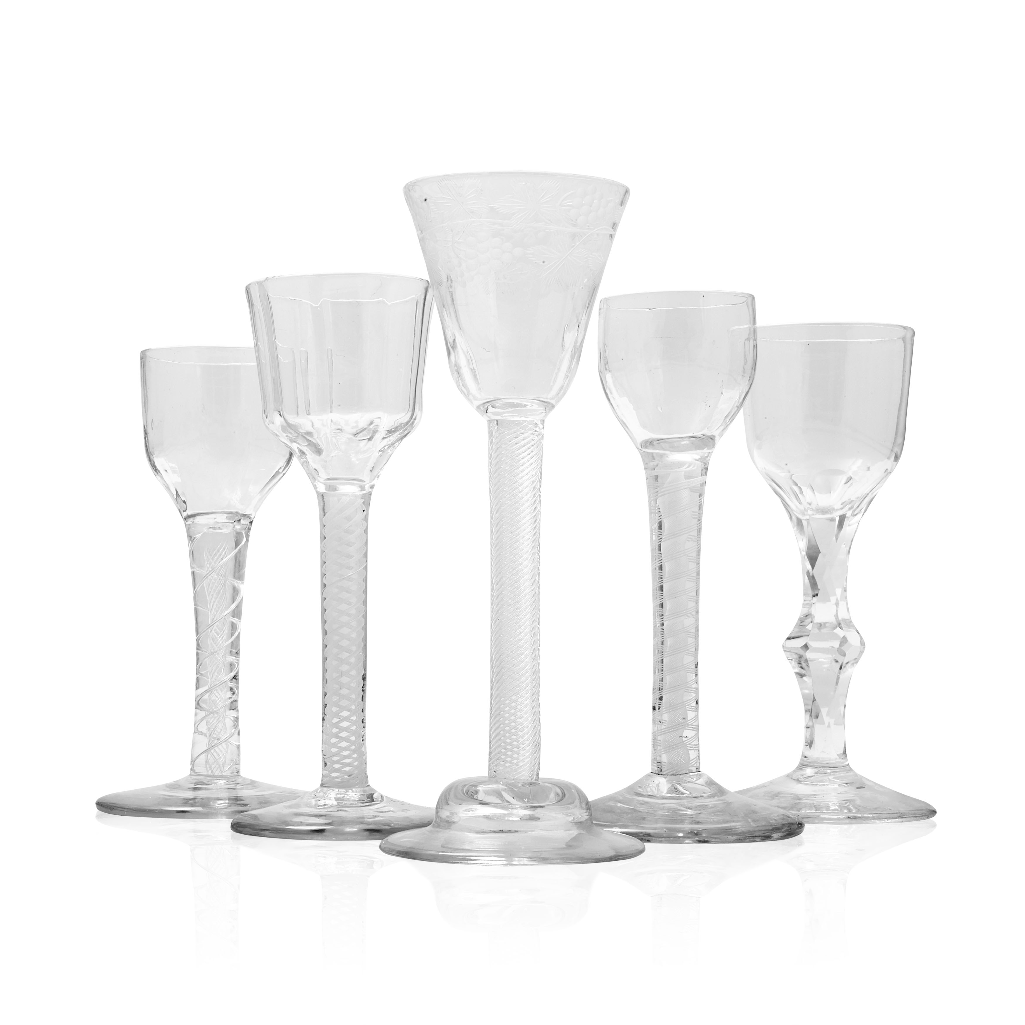 SELECTION OF WINE GLASSES
