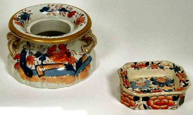 An early 19th century Masons Ironstone spitoon ALTERATION TWO ITEMS IN LOT ONLY