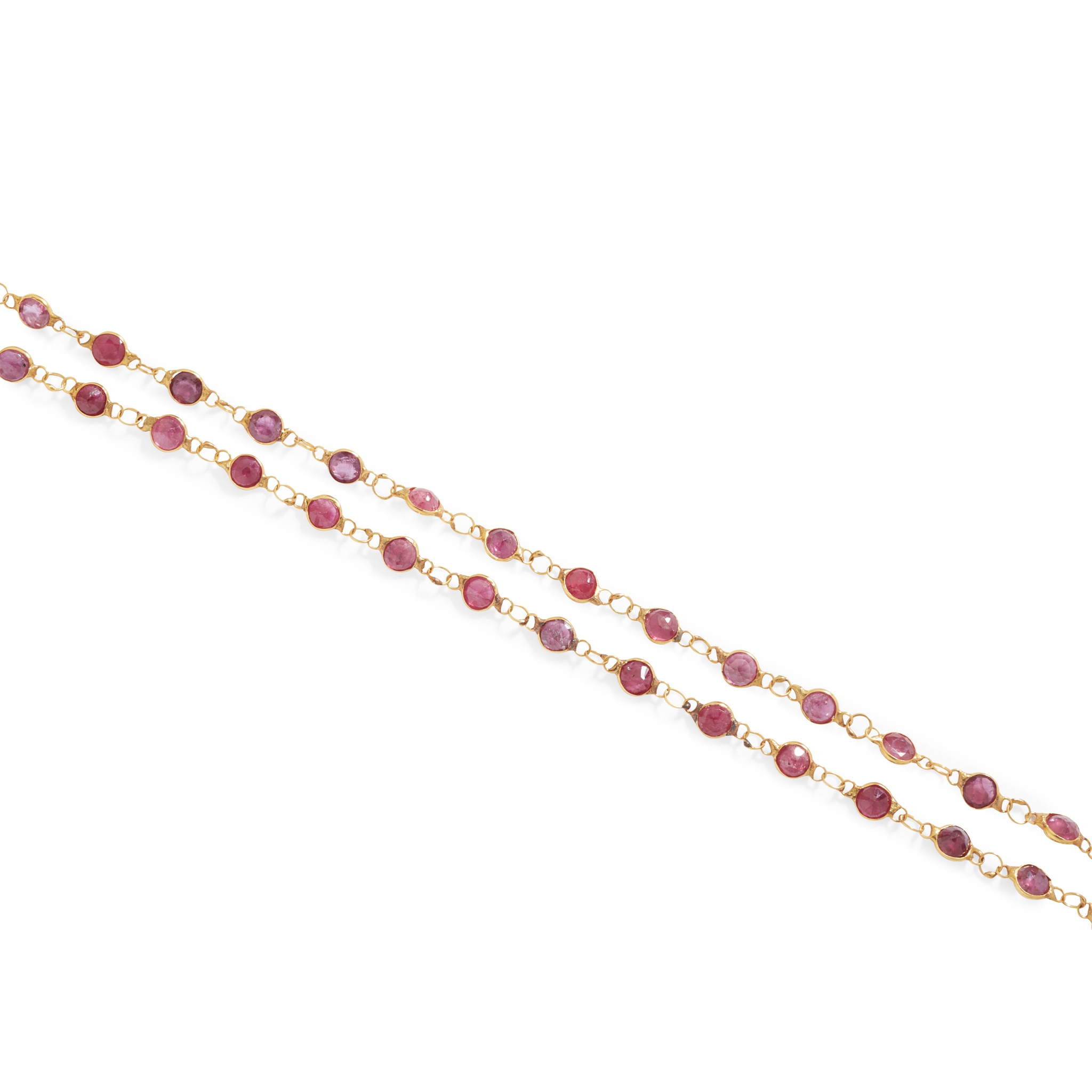 A ruby necklace