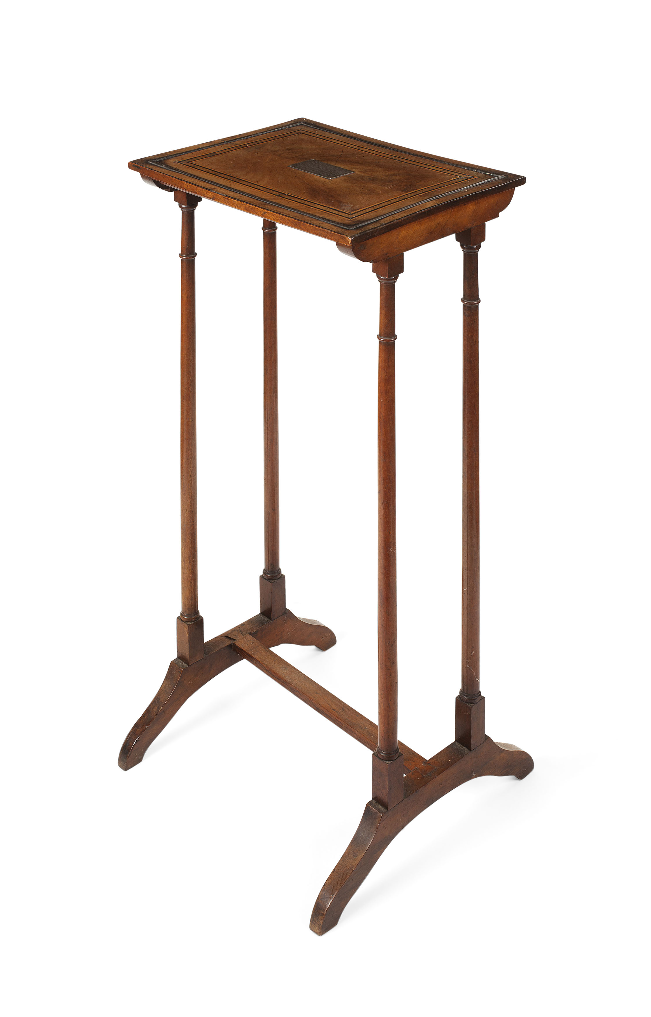 REGENCY MAHOGANY SIDE TABLE OF NAPOLEONIC INTEREST
