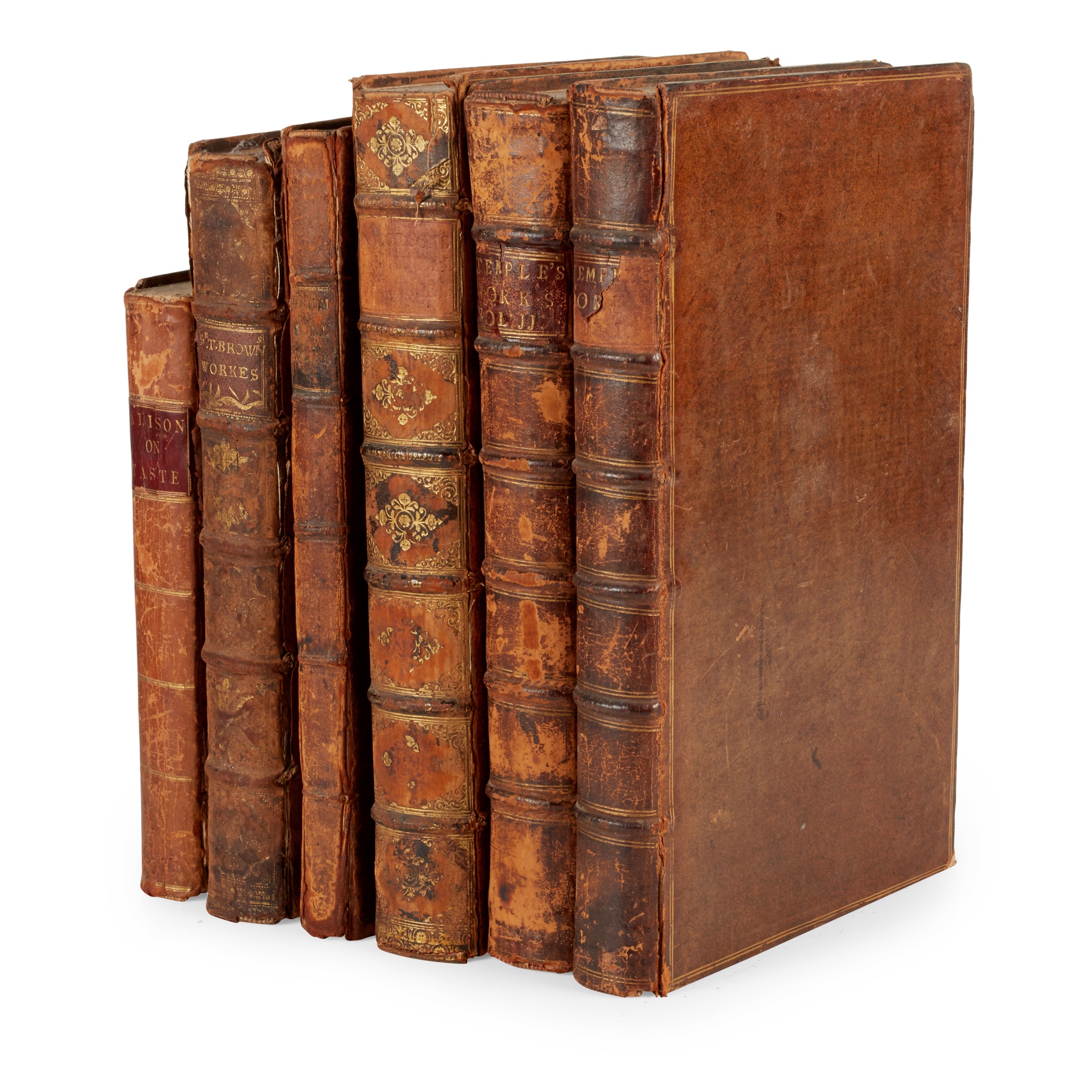 Six quarto and folio volumes, comprising
