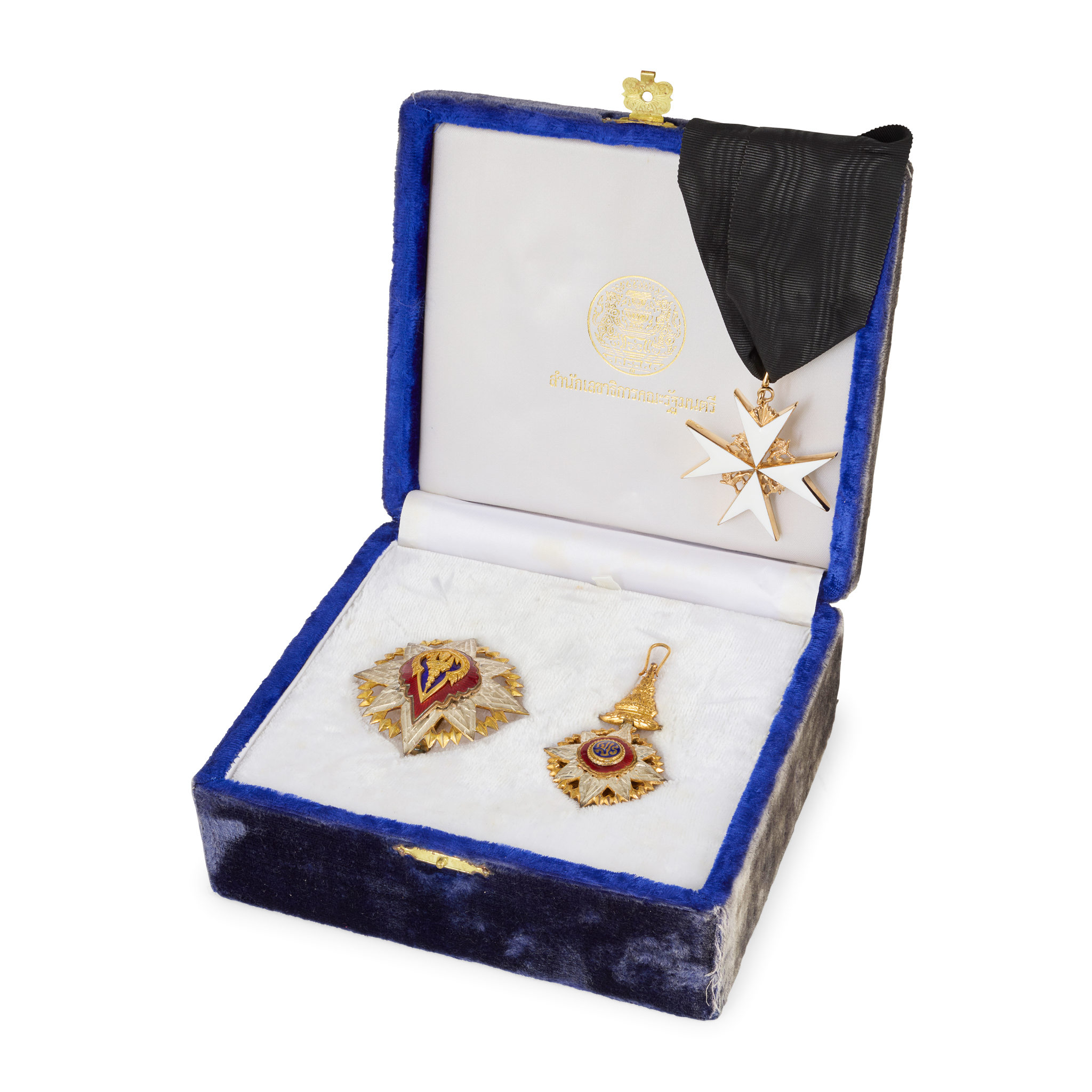THAILAND – A CASED KNIGHT GRAND CROSS (FIRST CLASS) OF THE MOST NOBLE ORDER OF THE CROWN OF THAILAND