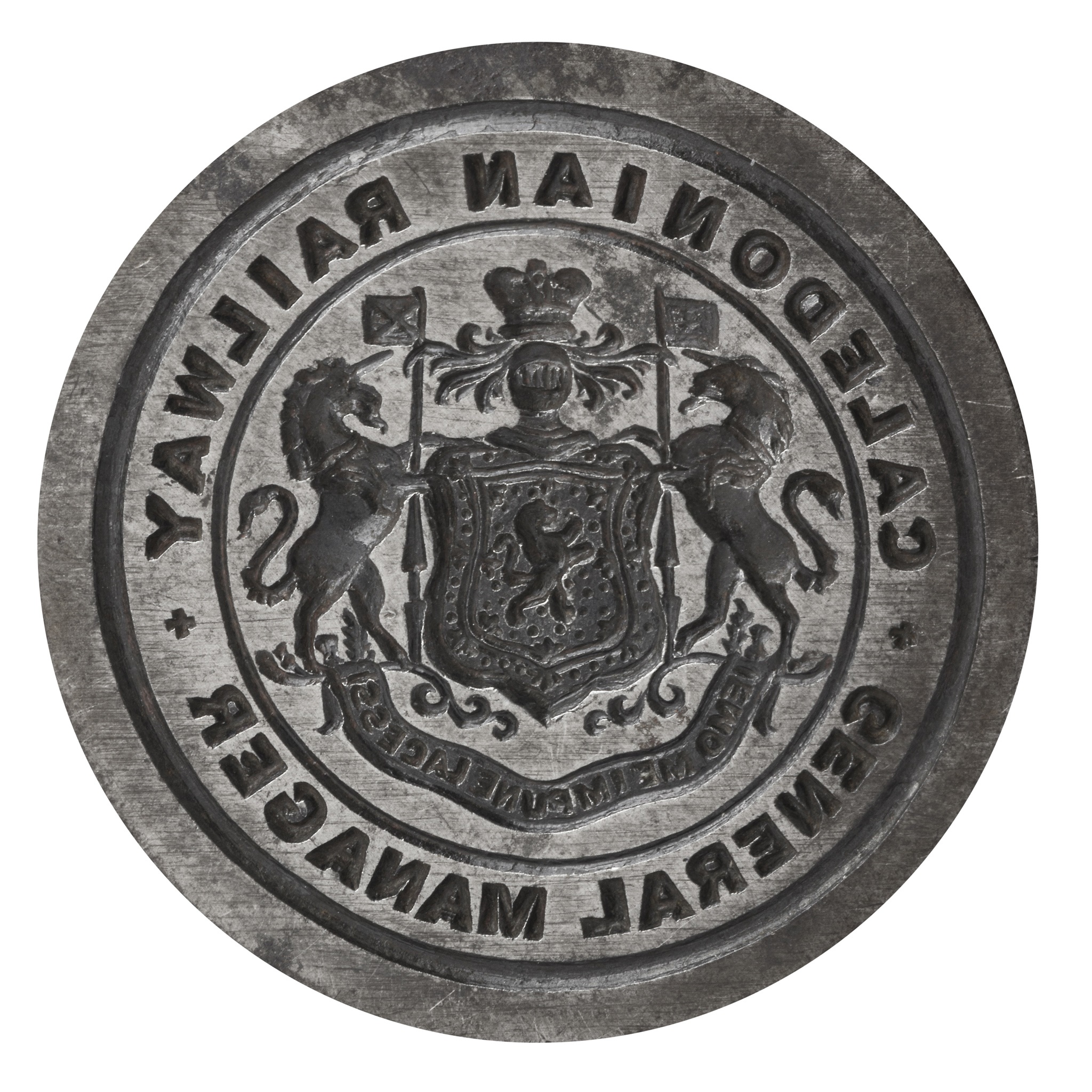 THE GENERAL MANAGER OF THE CALEDONIAN RAILWAY SEAL MATRIX