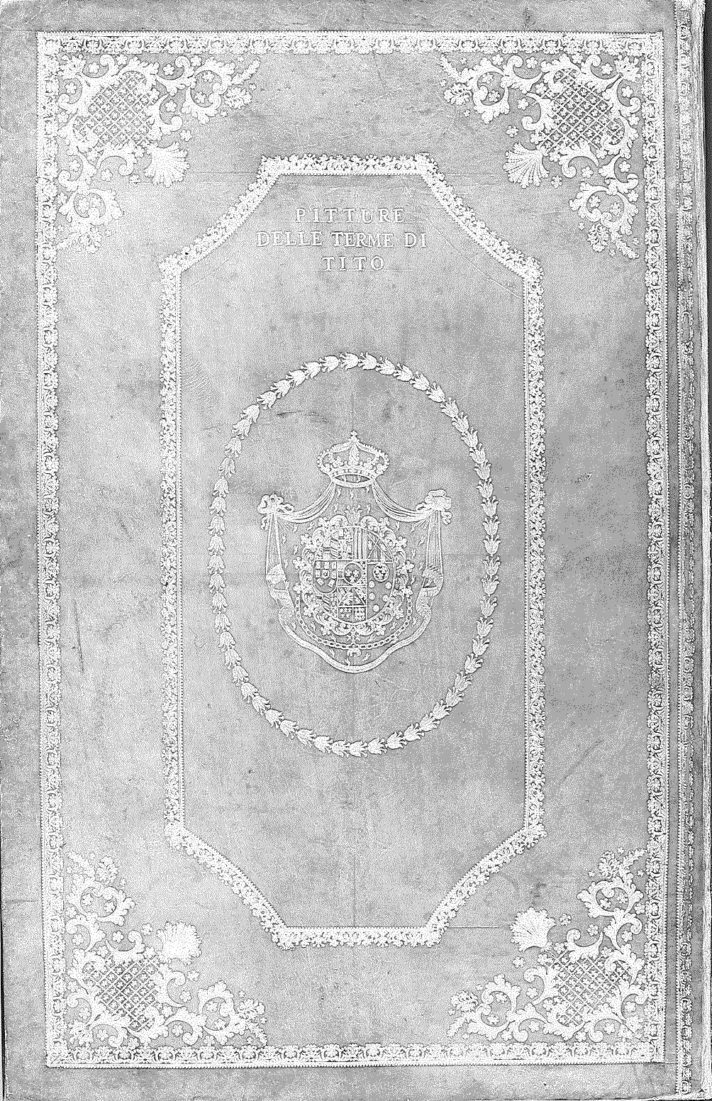 ITALIAN 18TH CENTURY ARMORIAL BINDING.....