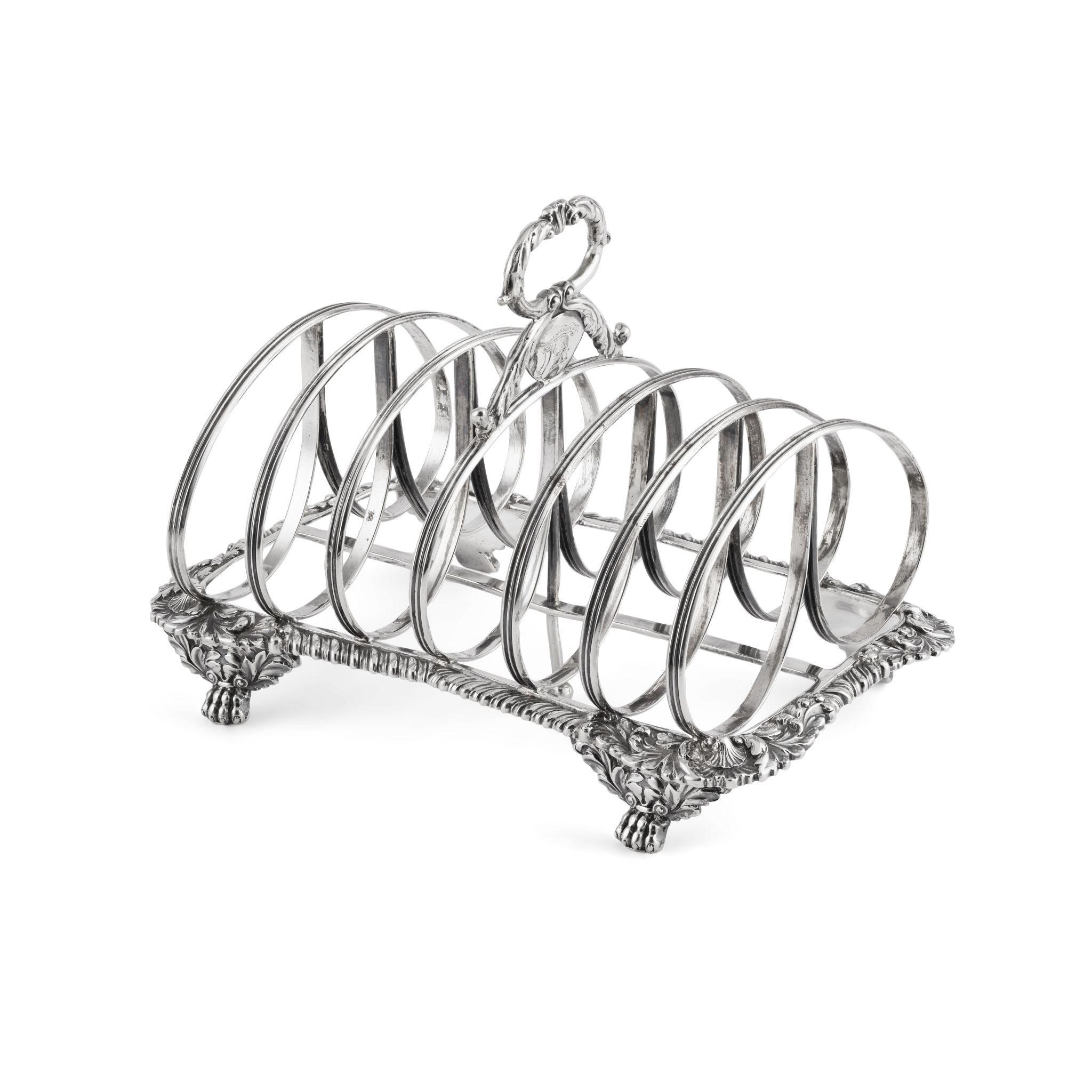A George IV seven-bar toast rack
