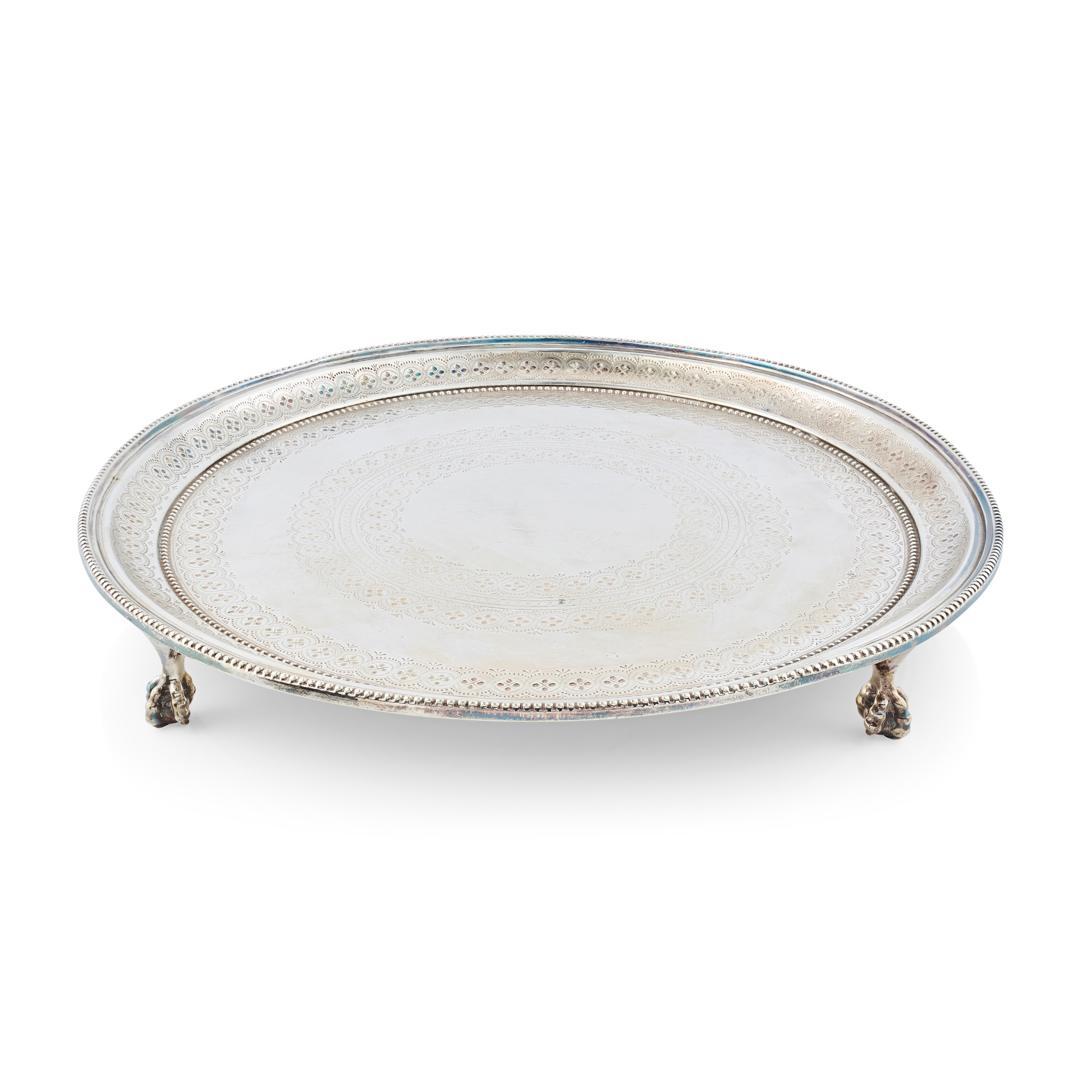 A VICTORIAN SALVER