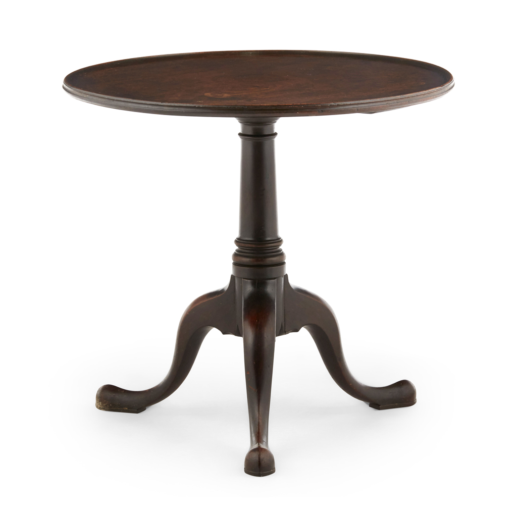 GEORGE III MAHOGANY TRIPOD TABLE