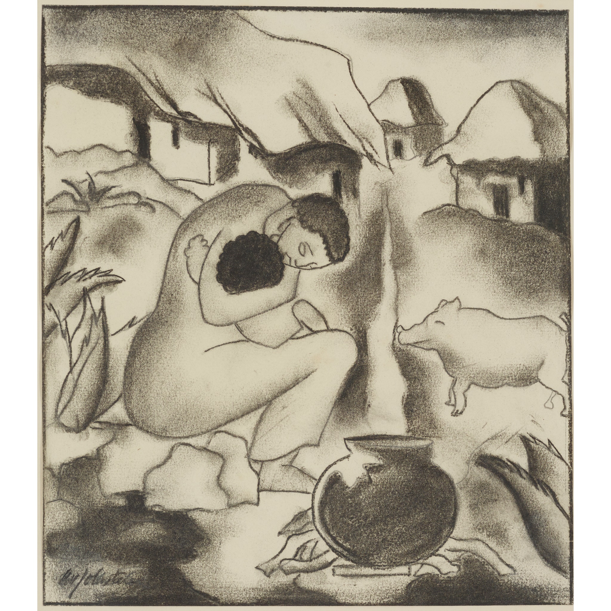 WILLIAM JOHNSTONE O.B.E. (BRITISH 1897-1981)
