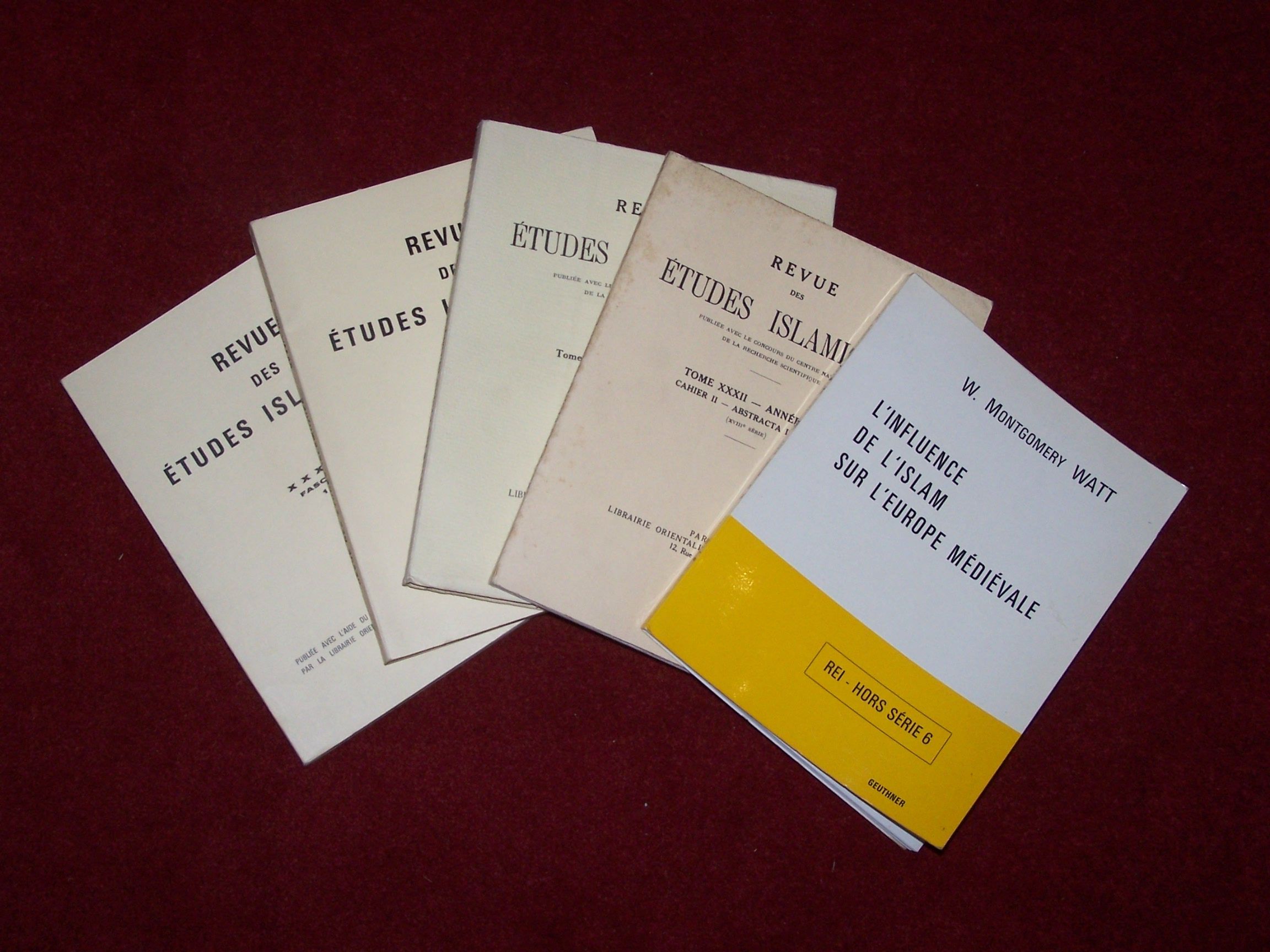 Revue des etudes Islamiques