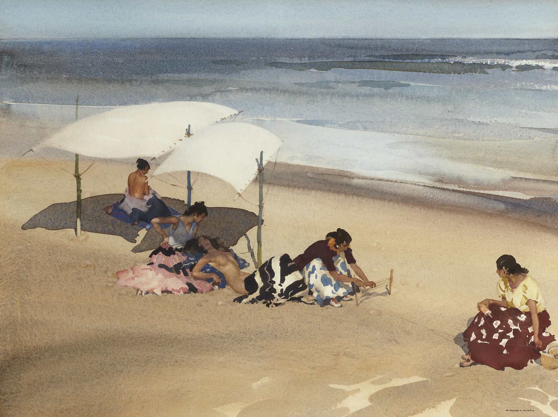 SIR WILLIAM RUSSELL FLINT P.R.A., P.R.W.S., R.S.W., R.O.I., R.E. (SCOTTISH 1880-1969)