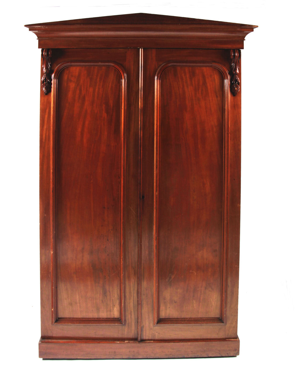 A Victorian mahogany wardrobe