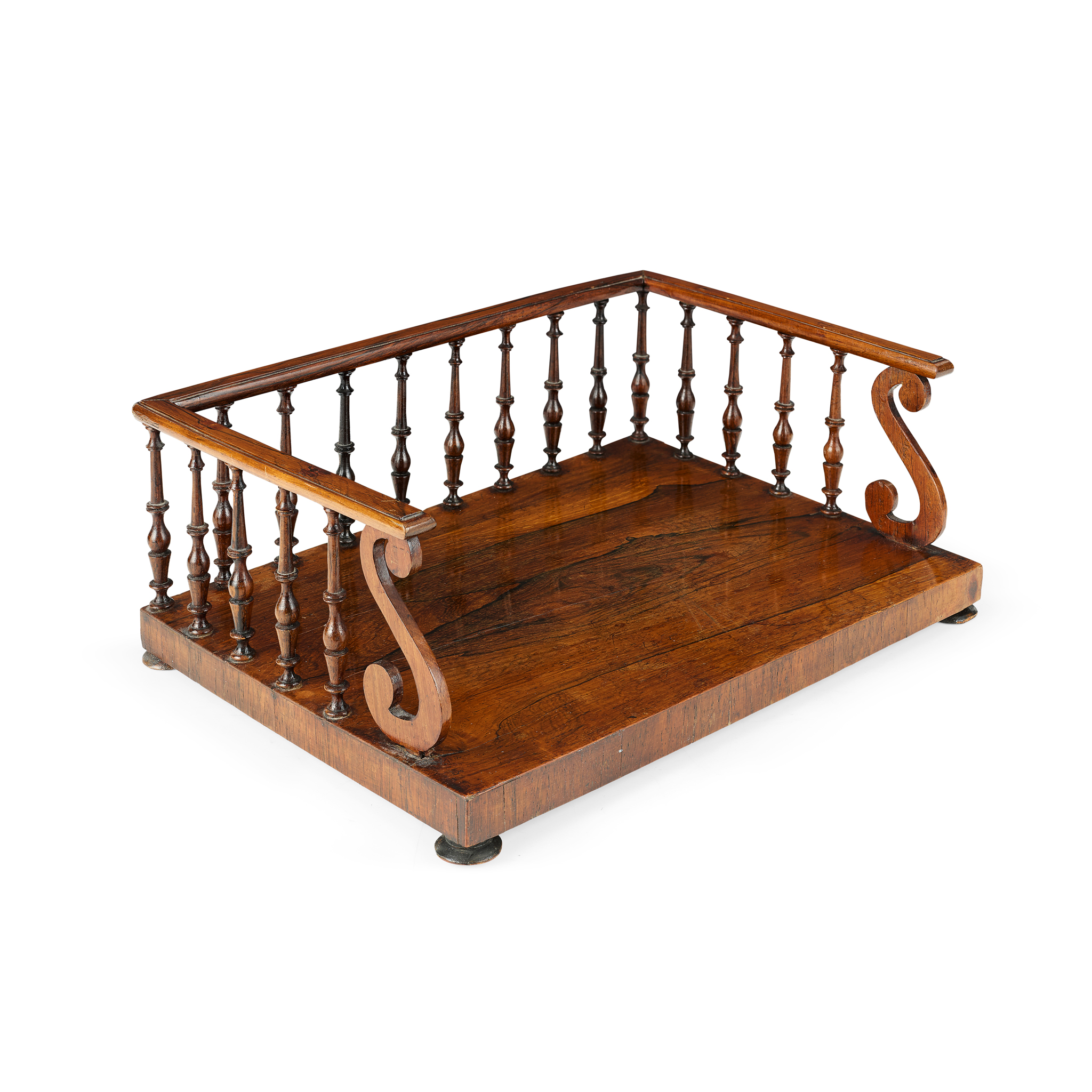 WILLIAM IV ROSEWOOD BOOK TROUGH
