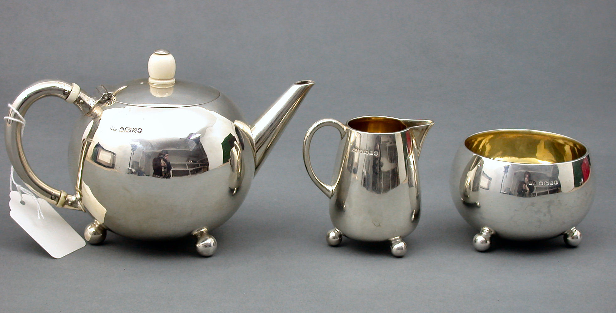 A bachelor's three-piece tea service,