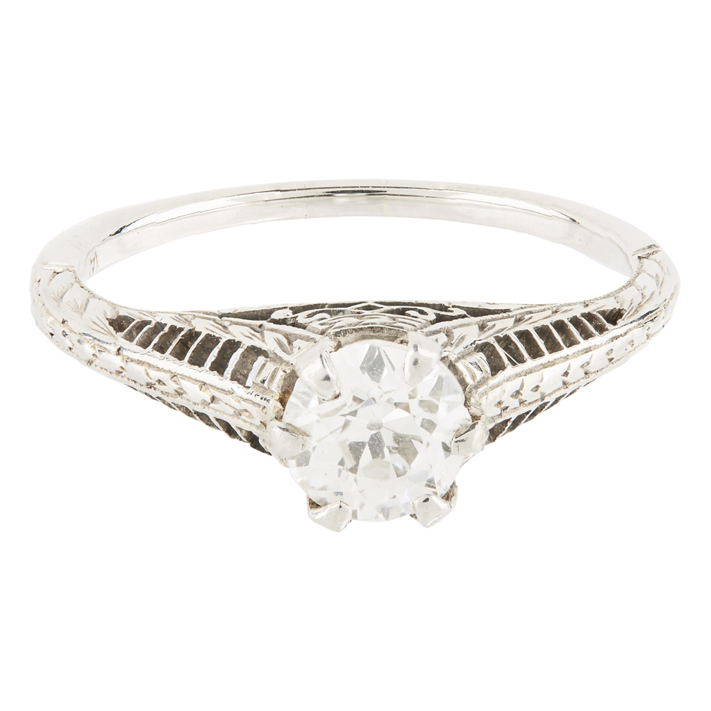 A single stone diamond ring