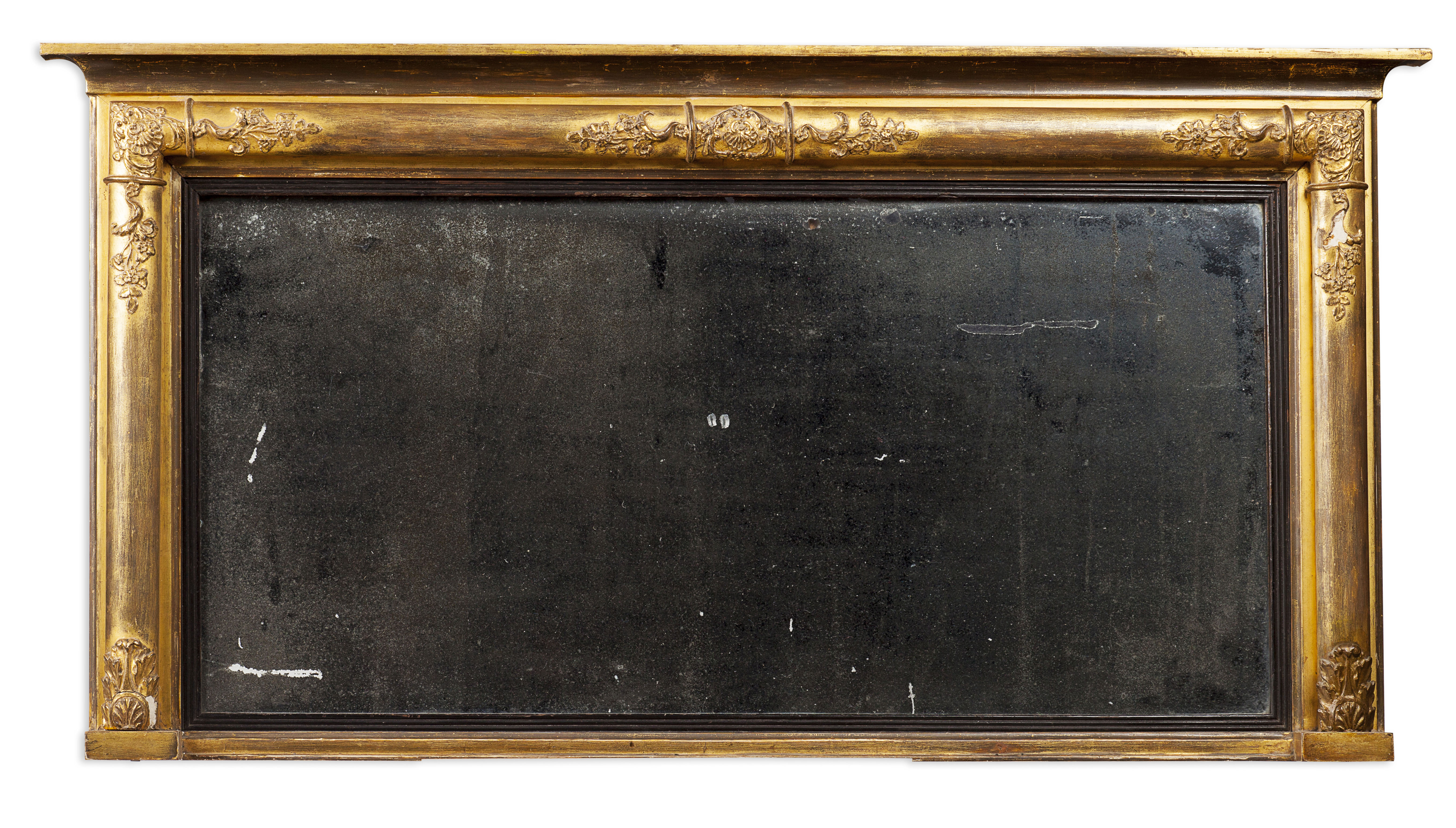 WILLIAM IV GILTWOOD OVERMANTEL MIRROR