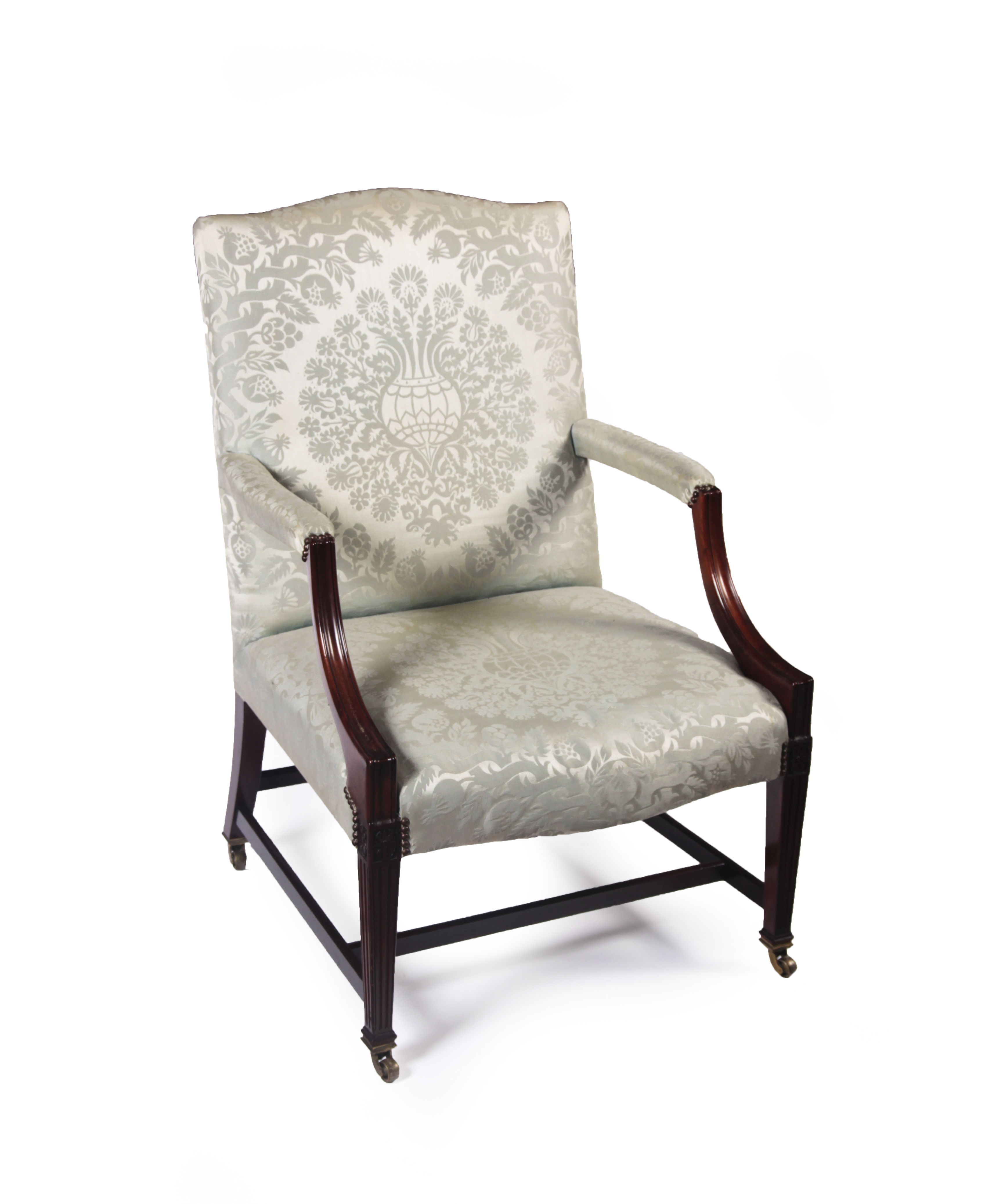 MAHOGANY RAEBURN STYLE ARMCHAIR
