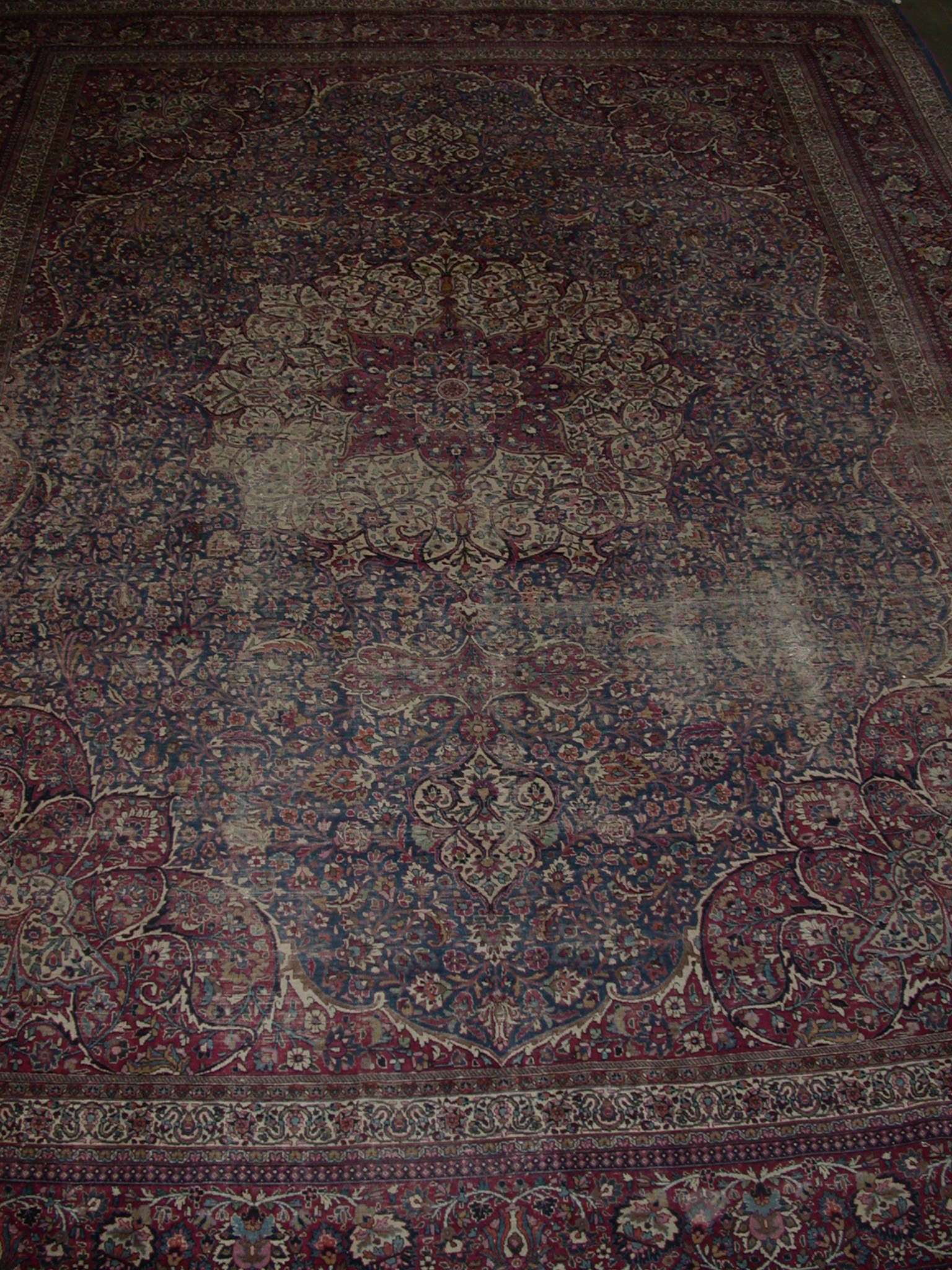 A Kashan carpet,