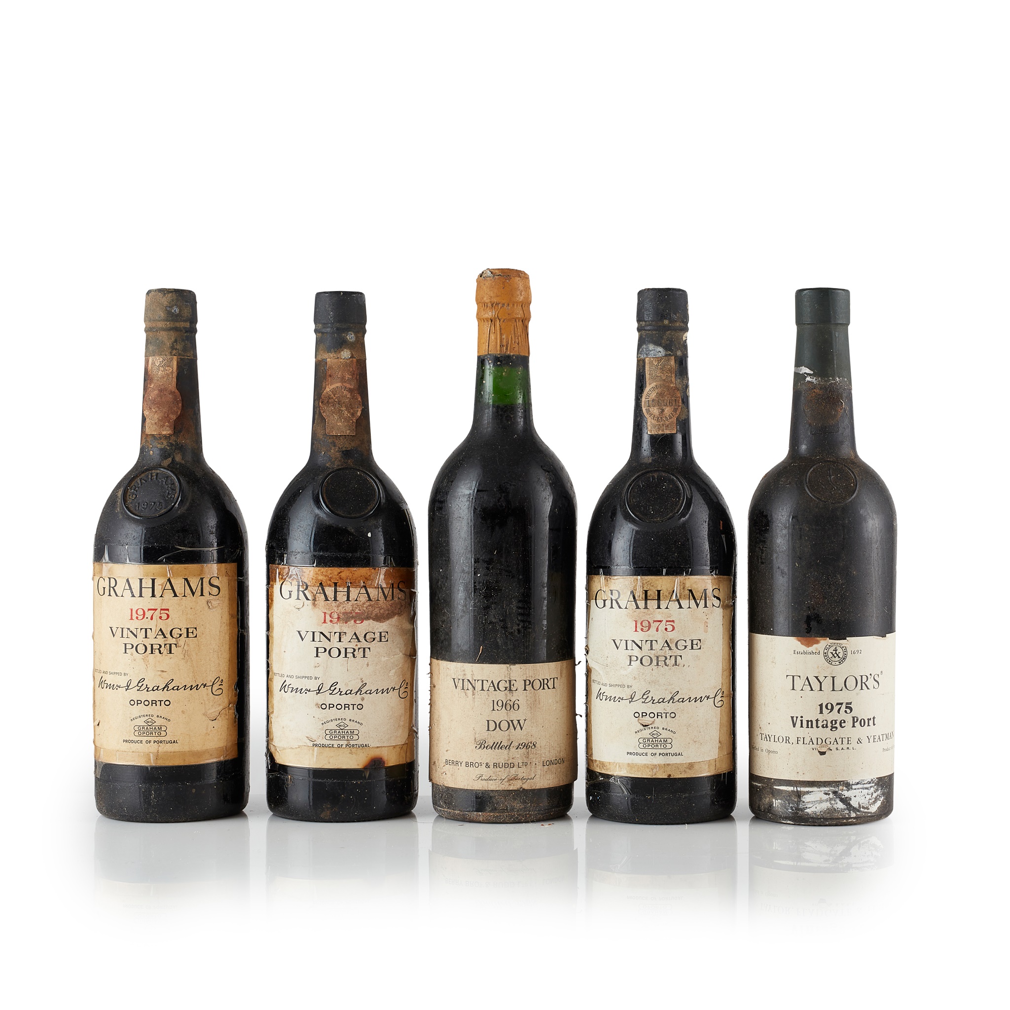 GROUP OF FIVE MIXED PORTS