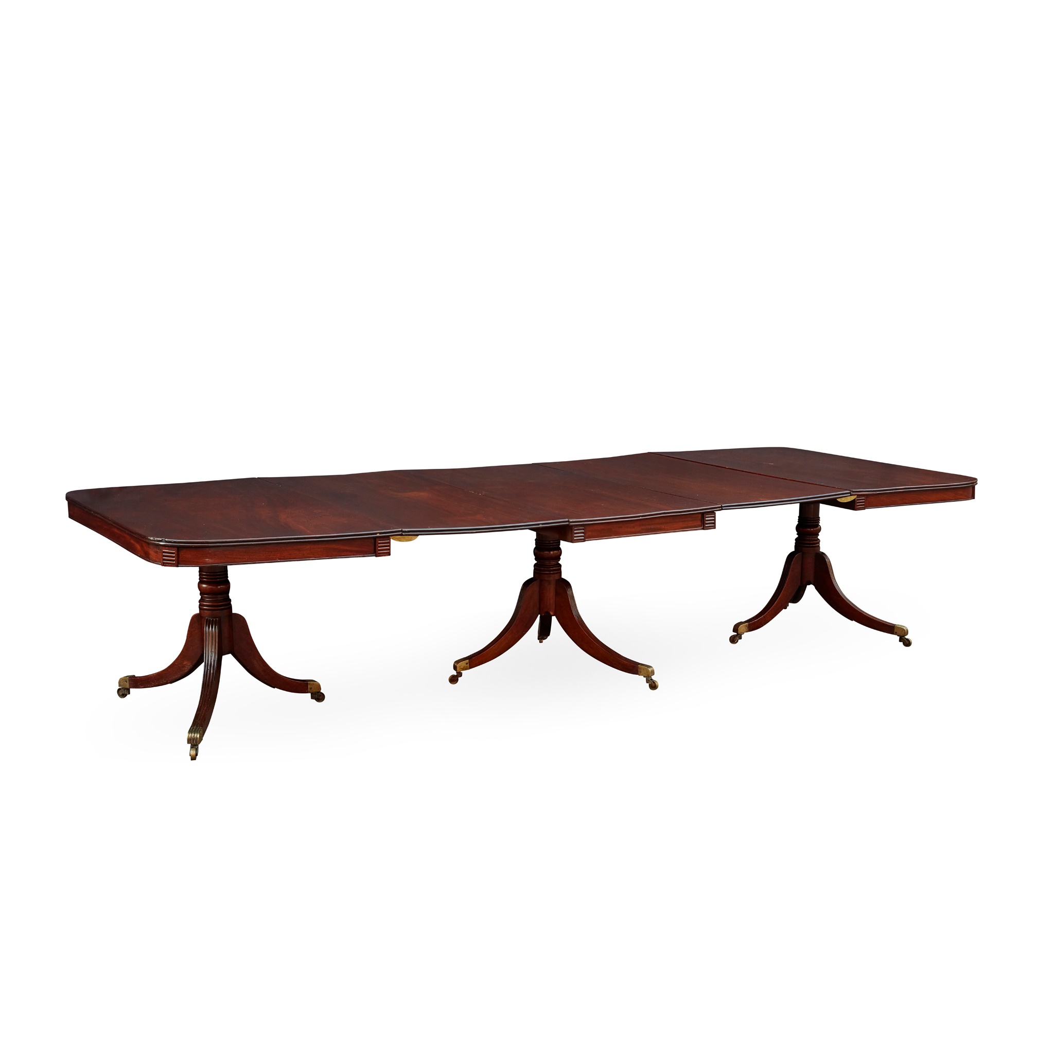 REGENCY MAHOGANY DINING TABLE