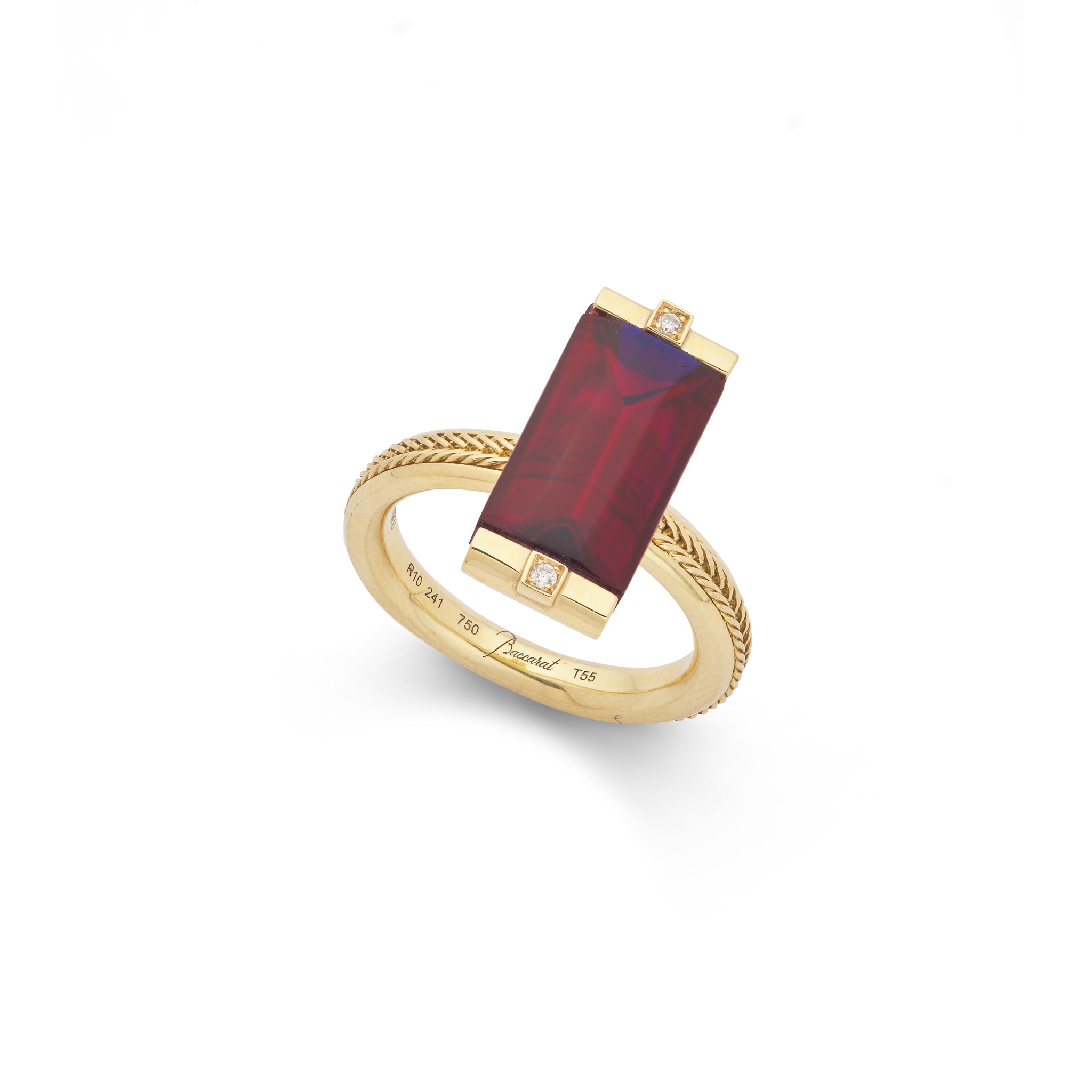 Baccarat: An 18ct yellow gold 'So Insomnight' ring
